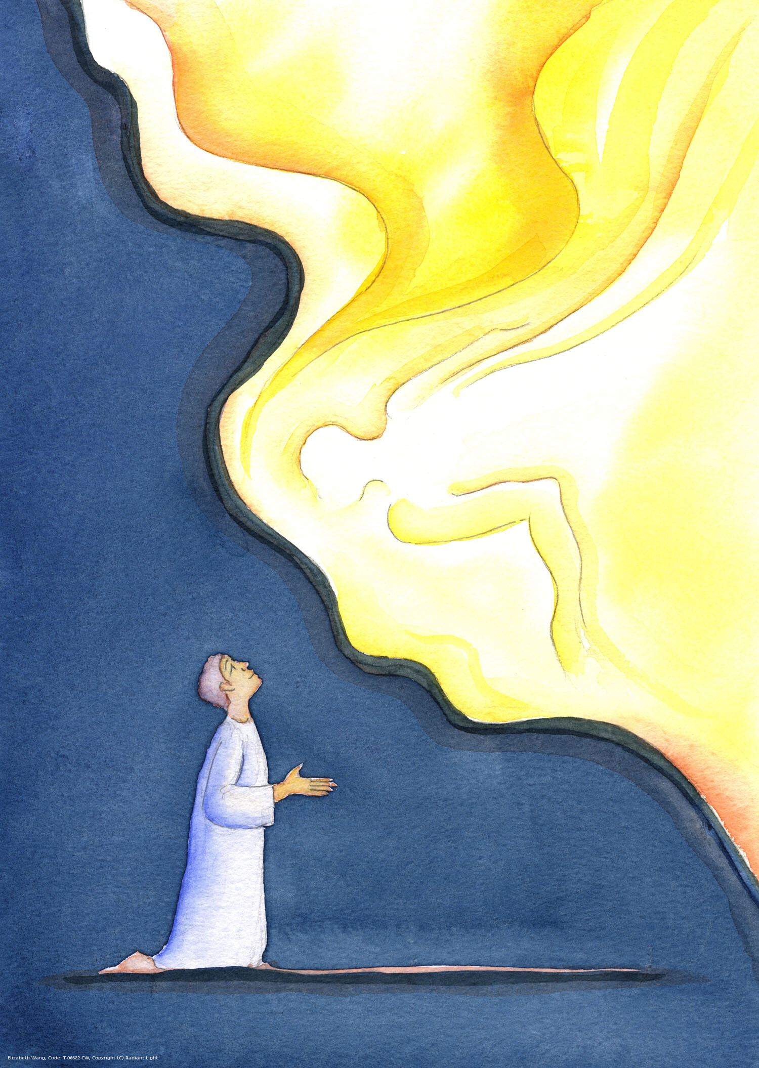 The Father in heaven greets with delight a humble confession of weakness by one of His trusting 'children'