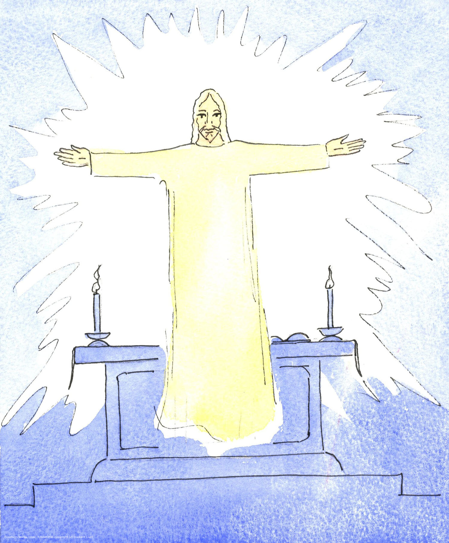 Christ revealed Himself at the Consecration. He stood before the altar, in glory, His arms outstretched in greeting, as He assured me that these particular difficulties will soon be overcome.