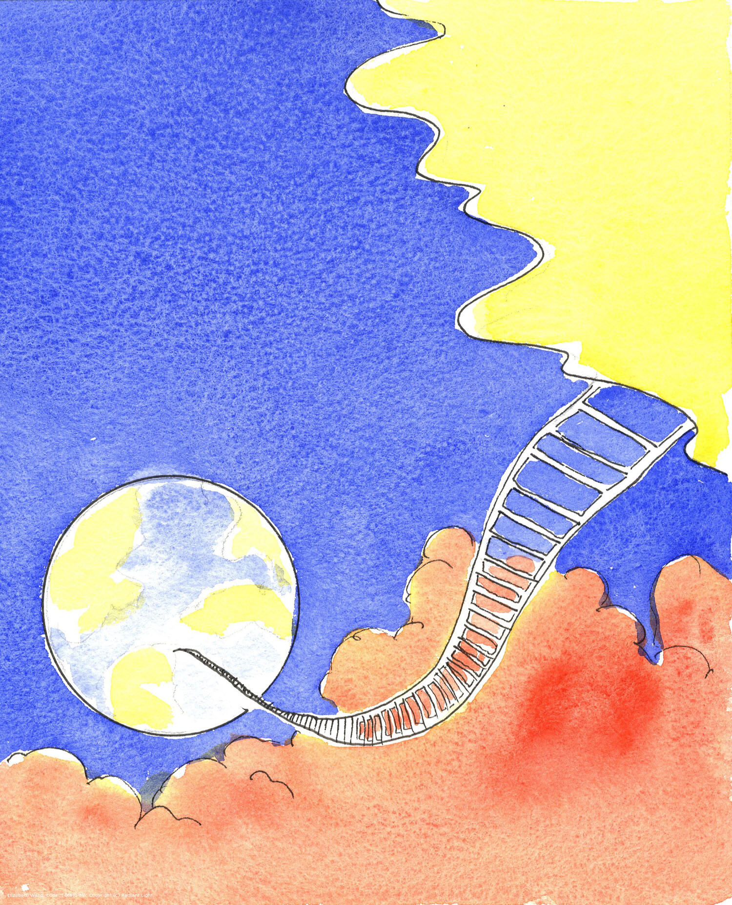 Each of us must 'climb' to Heaven in faith, hope and love, if we wish to reach glory, and avoid the smoke of Hell which lies below. With humility we can hope to persevere to the end, and to avoid lukewarmness, despair or self-satisfaction.