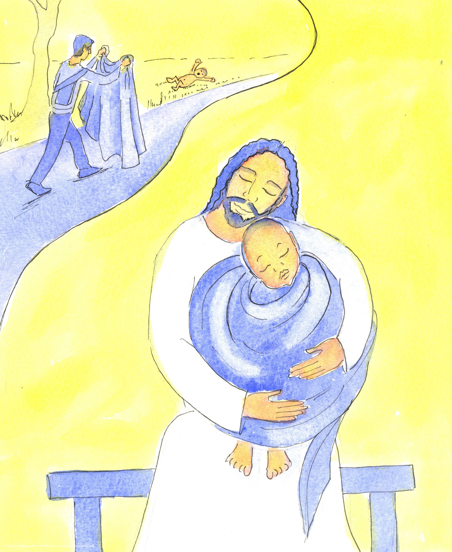 Christ is swift to comfort us in our difficulties. In Holy Communion, He rushes to wrap us in His love, with tenderness and deep concern, just as a rescuer rushes towards an abandoned child, to cover her in a warm blanket and hold her close to himself.