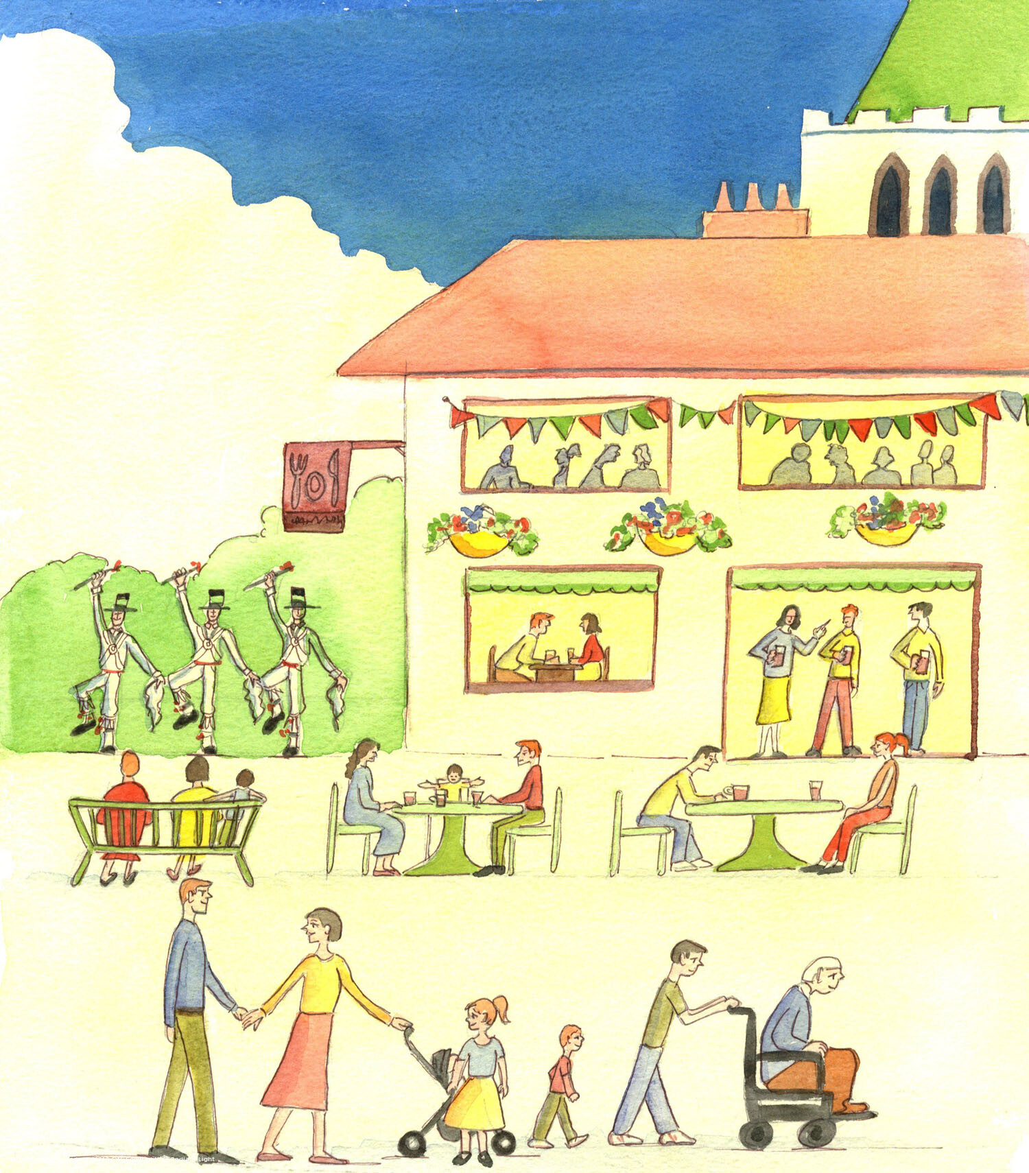 As well as ensuring reverent, beautiful worship of God, Christianity, properly practiced, makes society flower, with mutual help, care for the needy, beauty, joy, human advancement and freedom.
