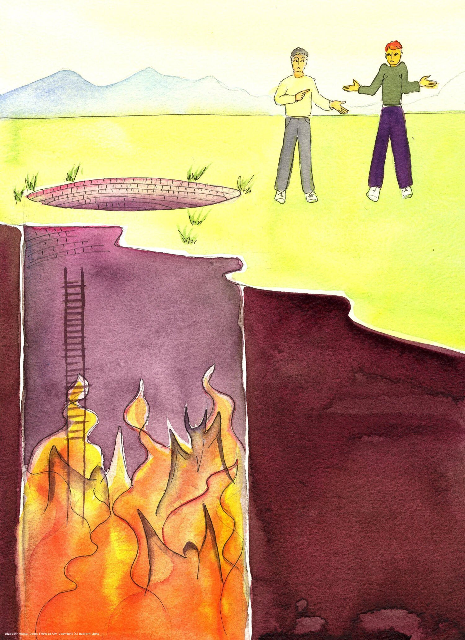 Many people stroll around, ready to sin, saying 'There is no Hell'; but by our choices we move towards Heaven or Hell.