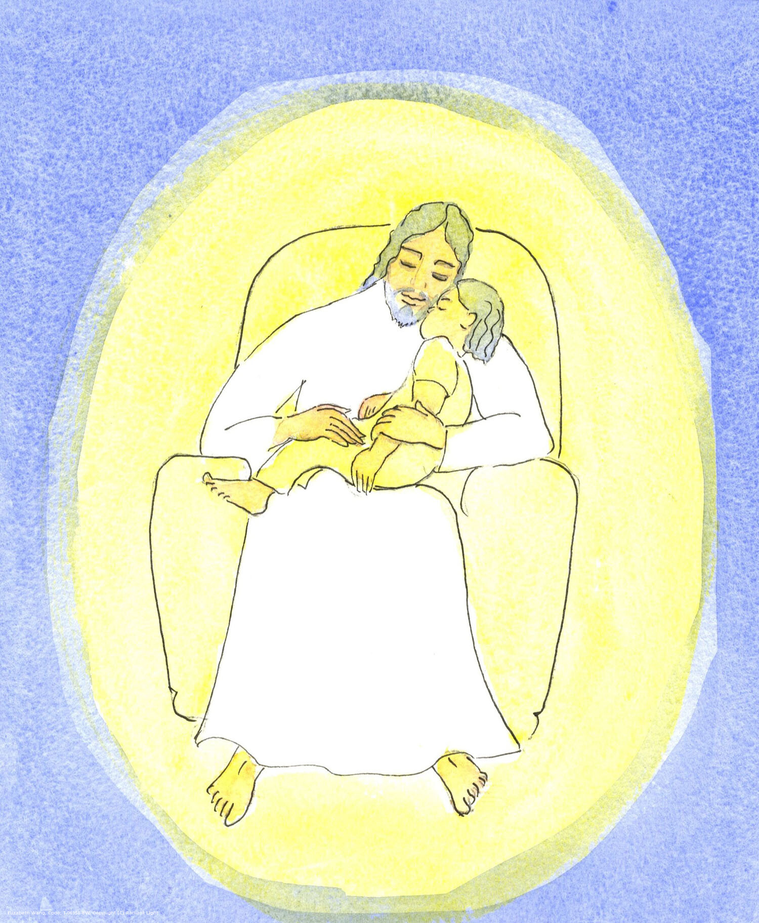 When a friend of Christ receives Him in Holy Communion, yet is too sick and weary to pray, she can be sure that Christ is 'holding' her in His loving care just as He would hold a sick child.