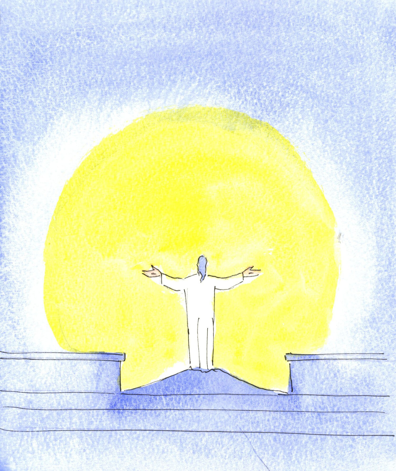 At every celebration of the Holy Sacrifice of the Mass, Christ is Really Present, praying for sinners, gazing towards the Father, just as when Christ once prayed from the Cross. His one prayer is eternal. His one sacrifice is re-presented, Sacramentally, at Mass, in every place and era.