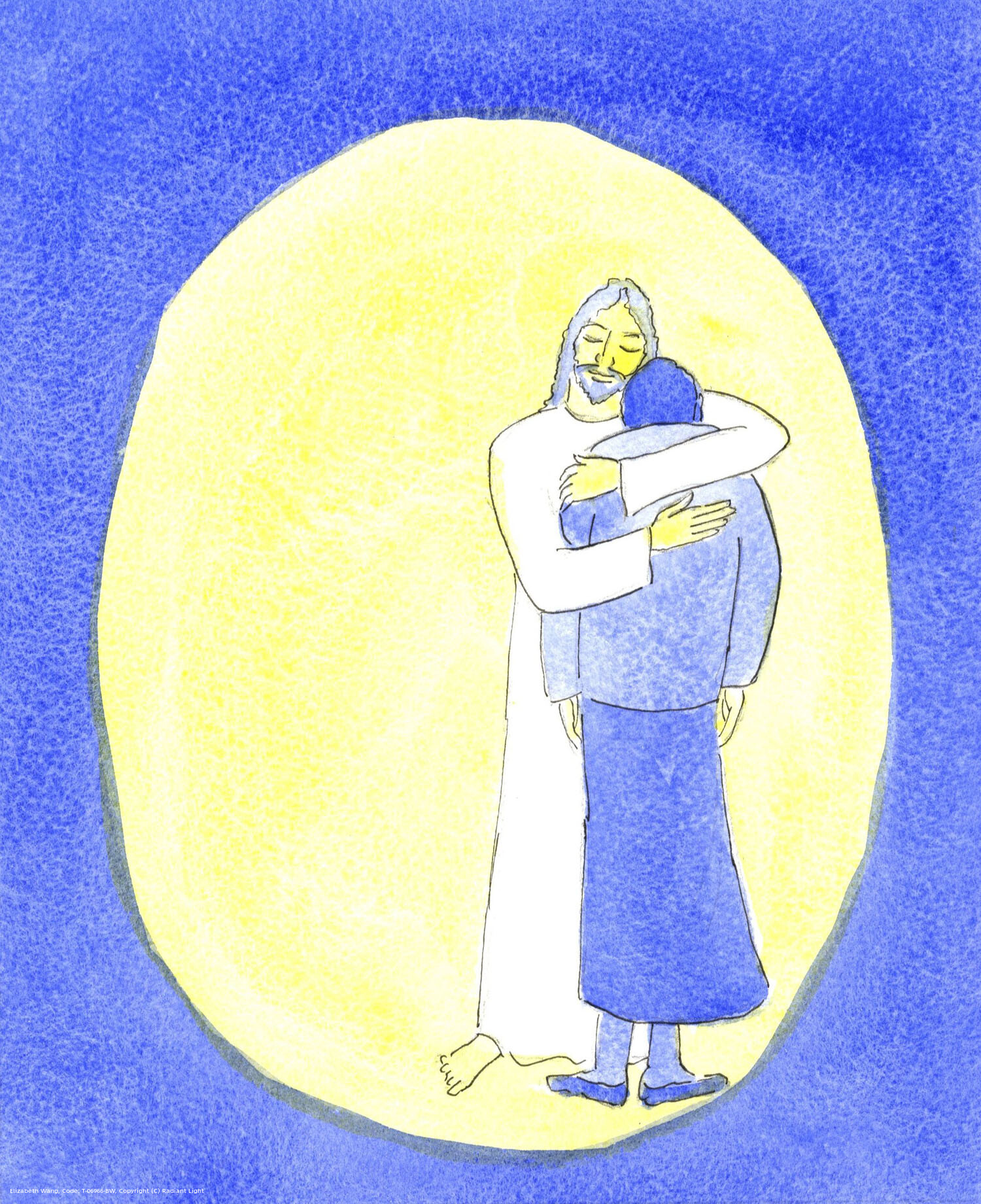 Christ showed me in Holy Communion that He was hugging me, as one hugs a child to console her, to help me through my difficulties.