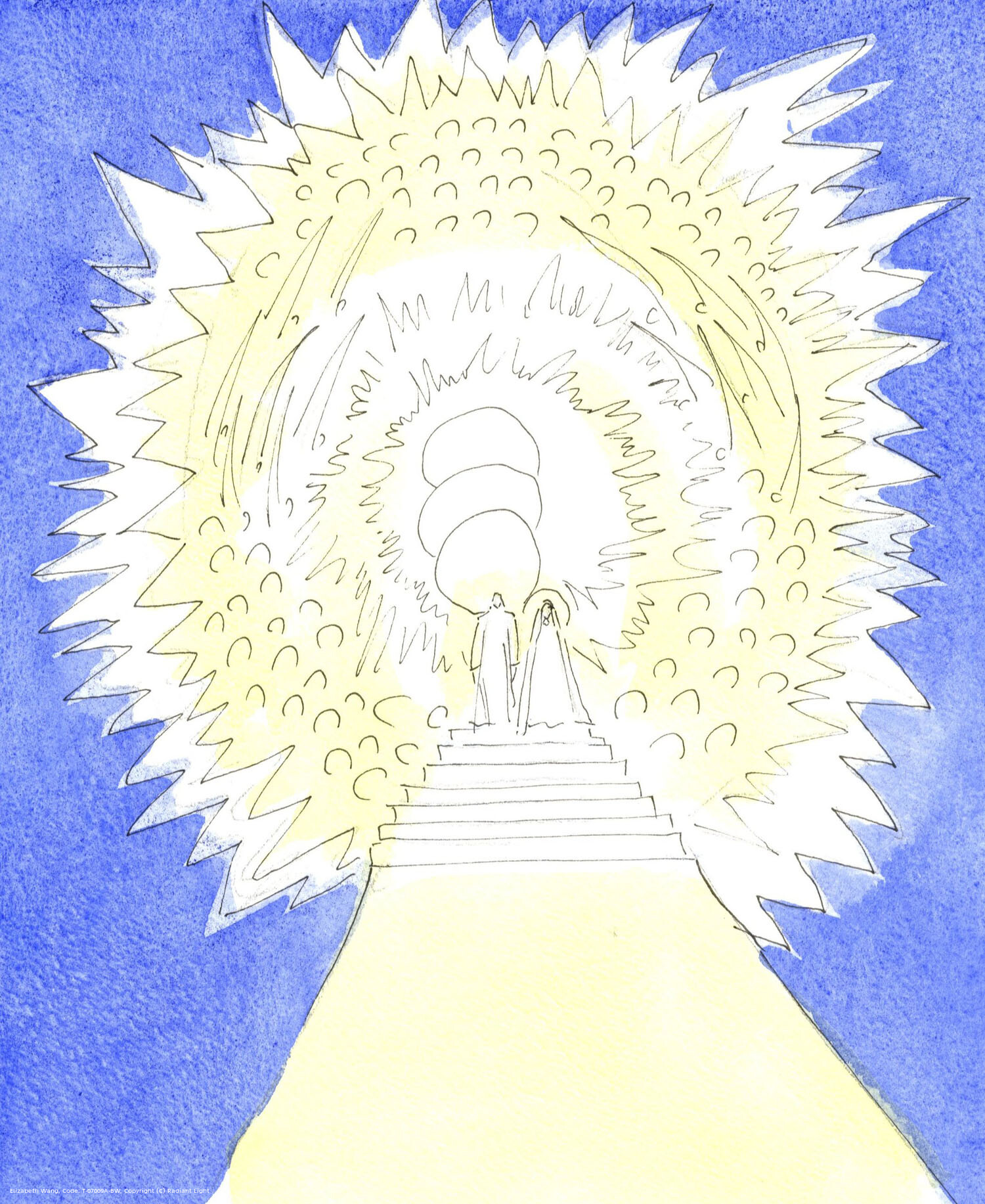 The Lord showed me that Heaven is like a circular area full of Divine glory, occupied by the Three Divine Persons and the Angels and Saints. Christ and His holy Mother want to greet new arrivals, which is why each of us needs to ask himself: "Am I ready to enter?"