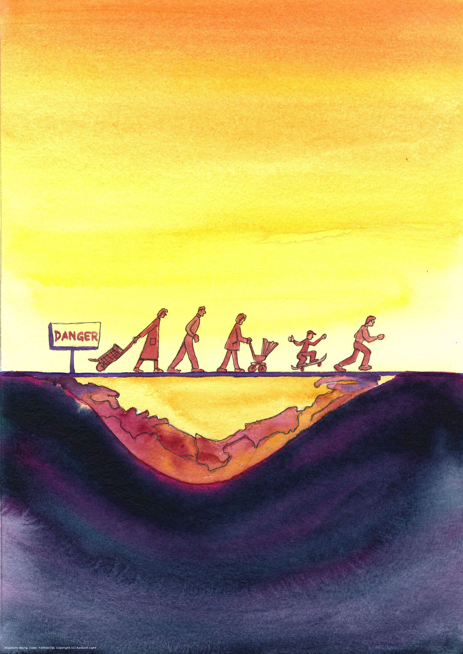 If we refuse to follow the teachings of Christ and His Church, and lead immoral lives, we are like people who ignore a 'danger' sign and walk across a road where there is severe subsidence. They will risk losing limb or life. We risk our eternal life with God.