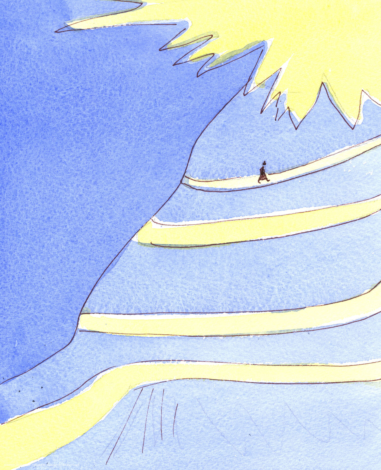 To follow Christ is to climb the 'Holy Mountain' of sanctity described in the Scriptures