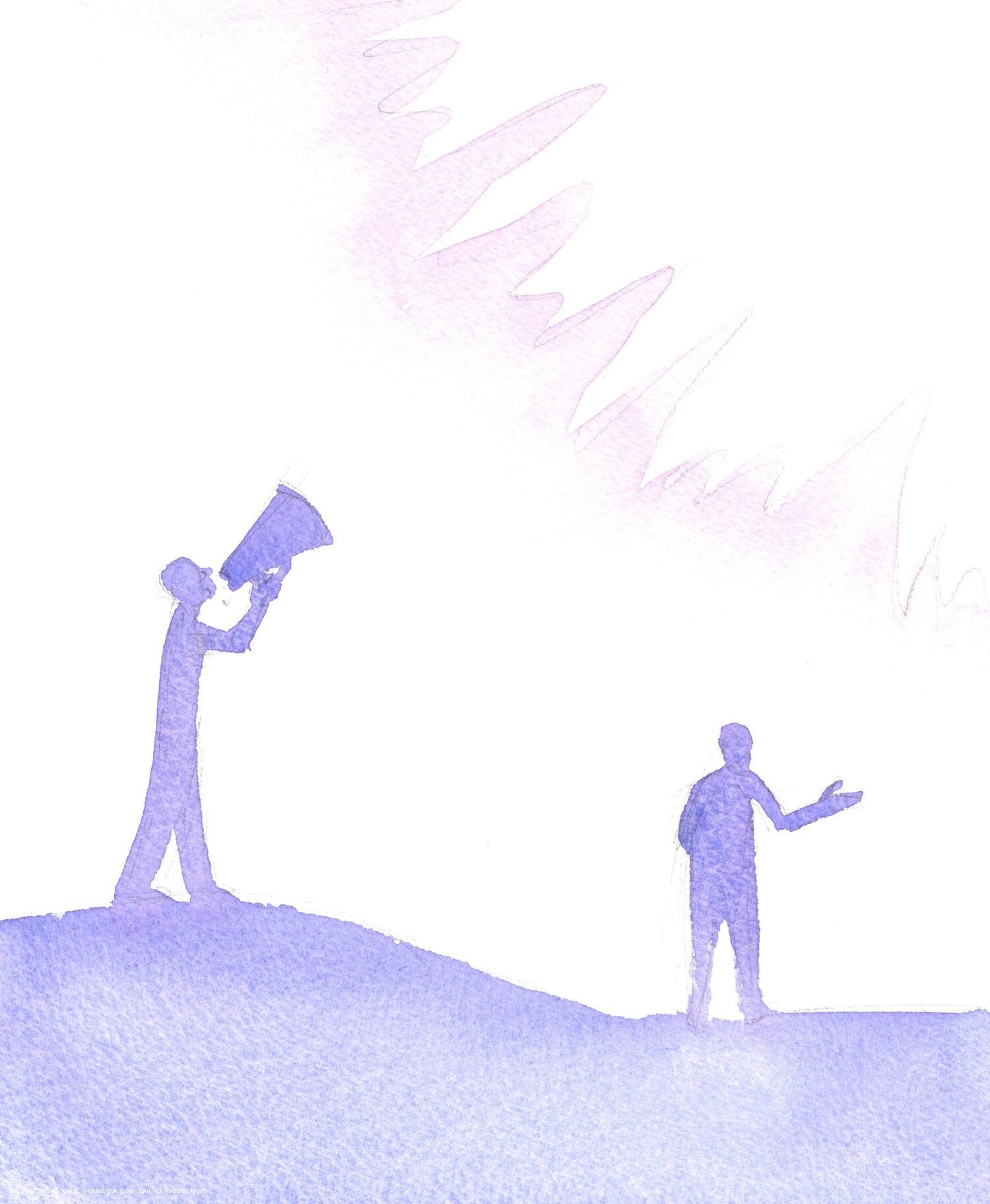 By our Baptism, and the indwelling of God, we are given the gift of prayer. When we pray in Jesus' name to the Father we are certain of being heard. It's as if we have a megaphone - but we make a clearer 'sound' if, by penance, we keep it free from dust.