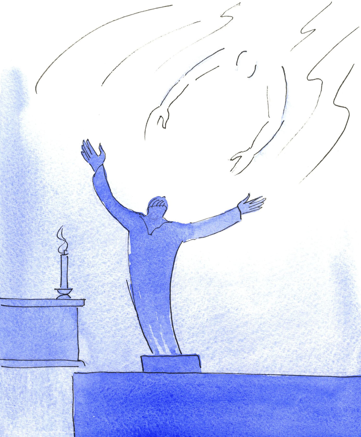 Truly, I have a tremendous dignity (the Lord explained) as a practicing Catholic in a state of grace who can be confident of my every prayer being heard and answered. It's as if my arms reach out to Heaven, as the Father holds out His arms to greet me.