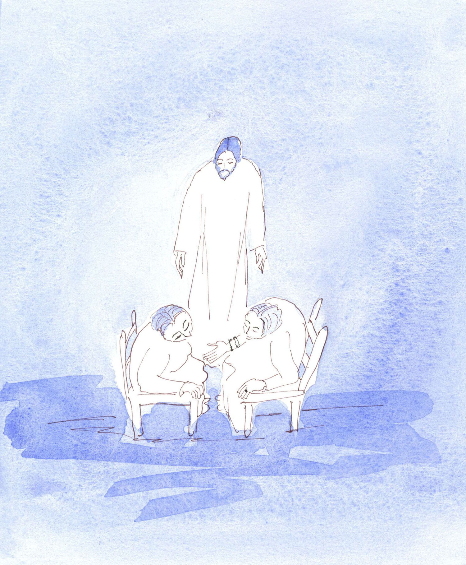 If I remember that Christ is always present, wherever I speak with a friend, I will be more likely to 'weigh' every word. Where three are present in this way, charity can reign.