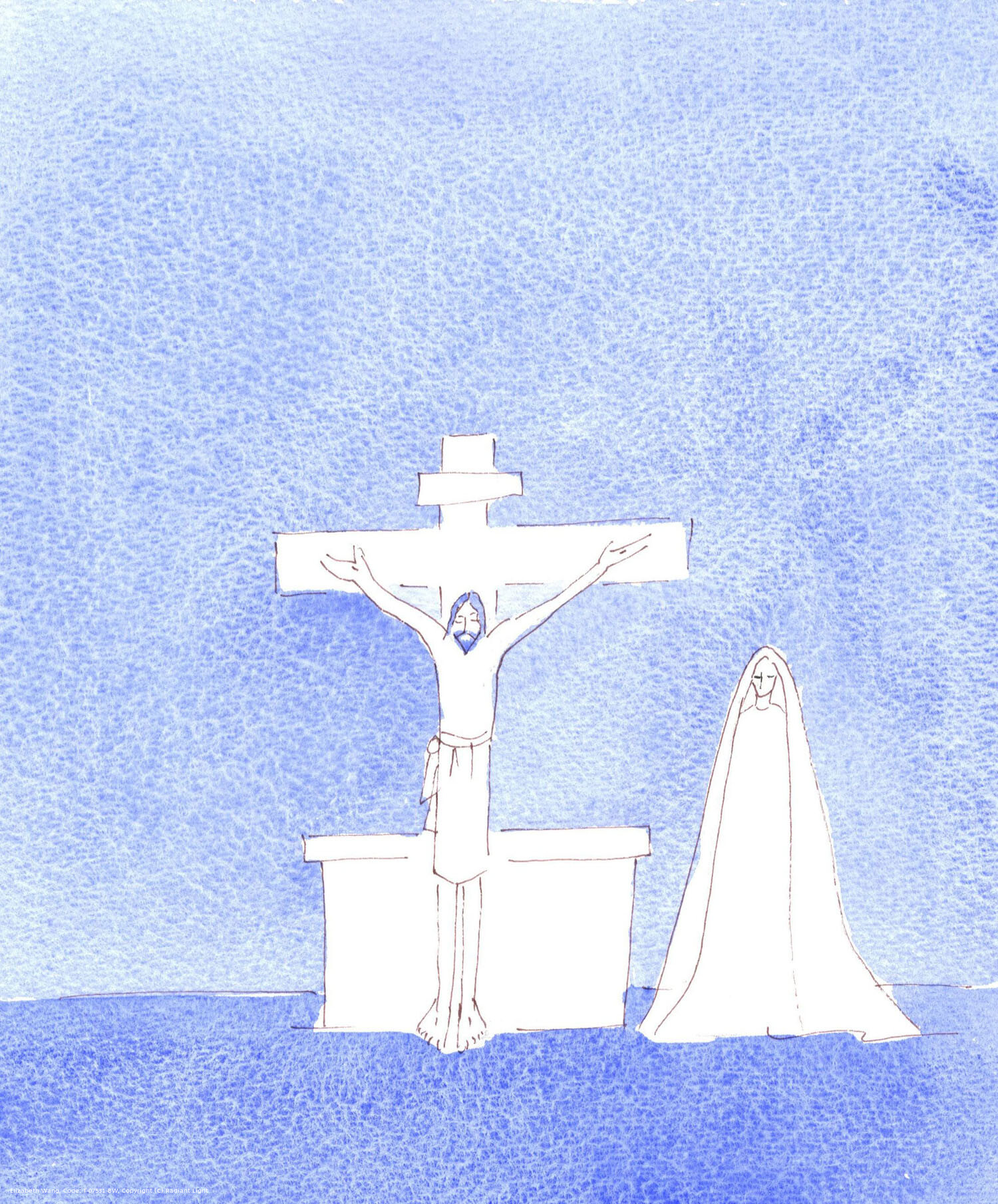 The Risen Christ is Really Preset with us, after the Consecration, praying to the Father for sinners to be forgiven, just as He prayed from the Cross on Calvary. And His Mother is very close to Him.