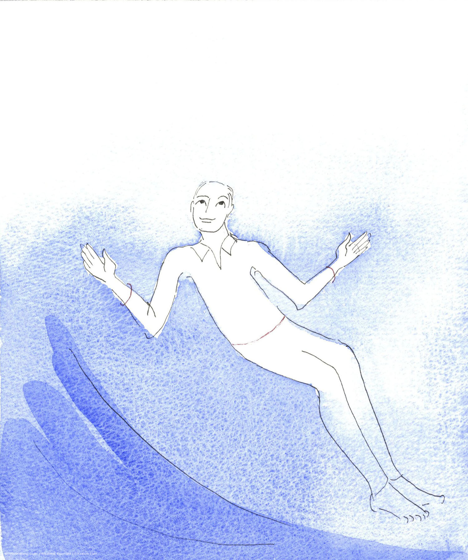 I saw a soul rising up from Purgatory like a man waking from a bad dream, who then gazed around him in wonder. On seeing Heaven's glory, he was amazed at its beauty, and full of joy that, in his purified state, he was about to enter.