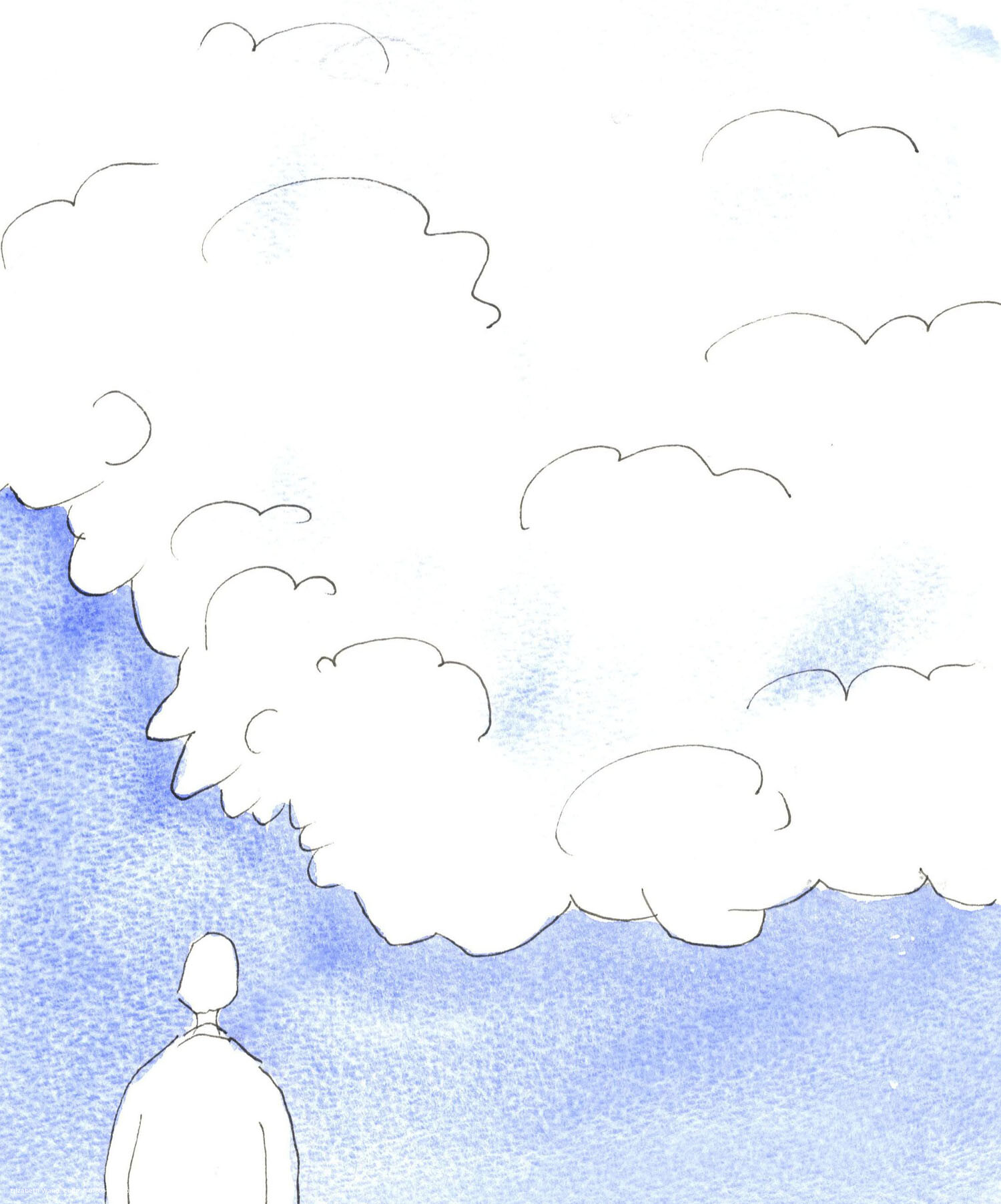 The Godhead is like an opaque cloud, in that we cannot pierce it by our sight to understand God's plans and thoughts. Yet we know His Will for us, which is that we keep His Commandments and fulfil our daily duties.