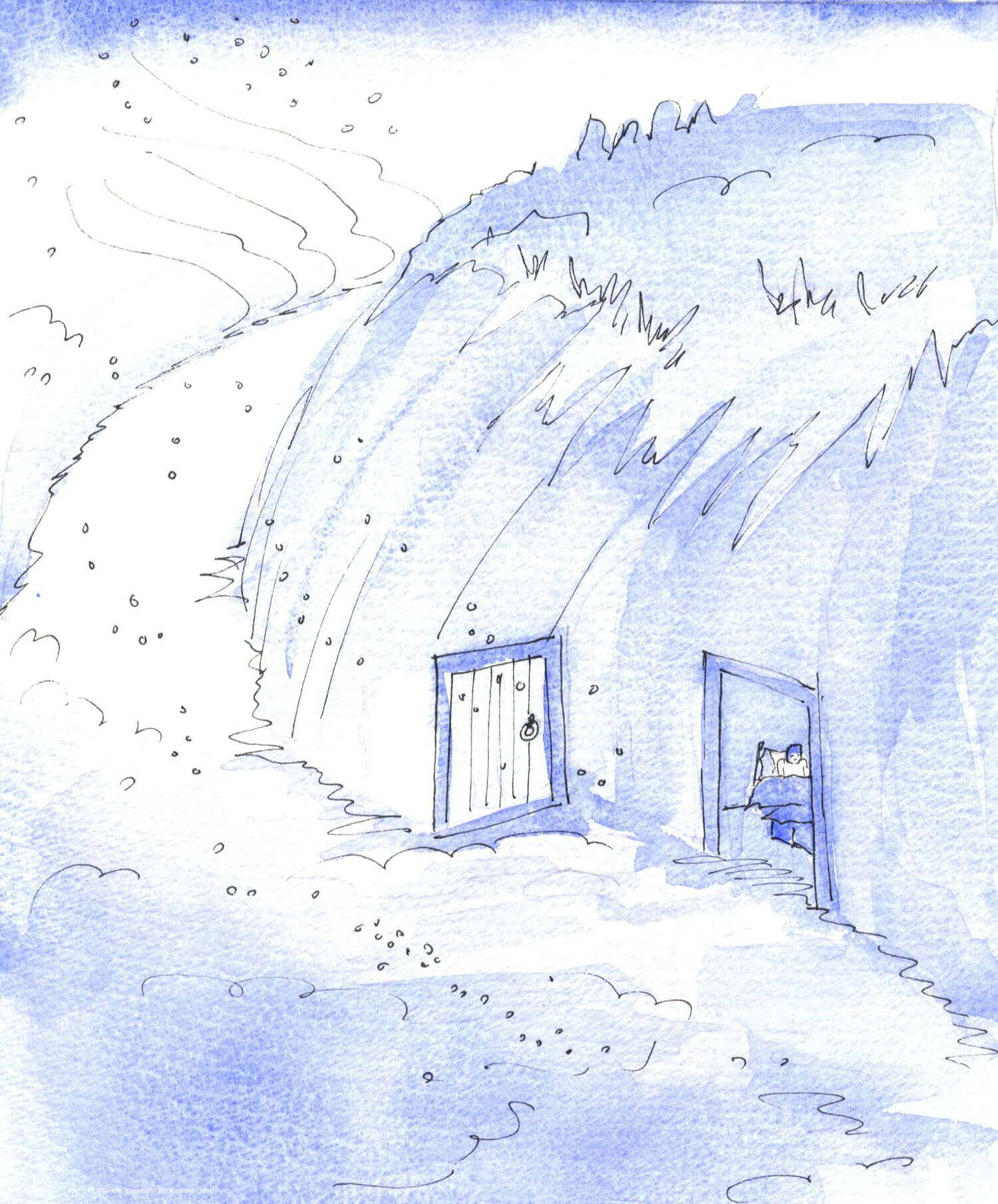 Even in the coldest, bleakest surroundings, no-one on earth, not even the poorest peasant in the most dingy hovel (Christ explained) has the right to end his own life or to ask someone to do it for him. If we accepted the power of God into our lives, the love given through Christ, we would look after one another.