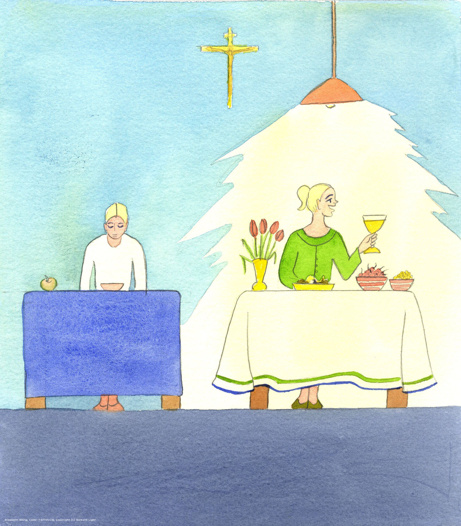 Life in Christ involves both fasting and feasting. We should love what is good, but be prepared to sacrifice this when necessary for an even greater Good, which is God.