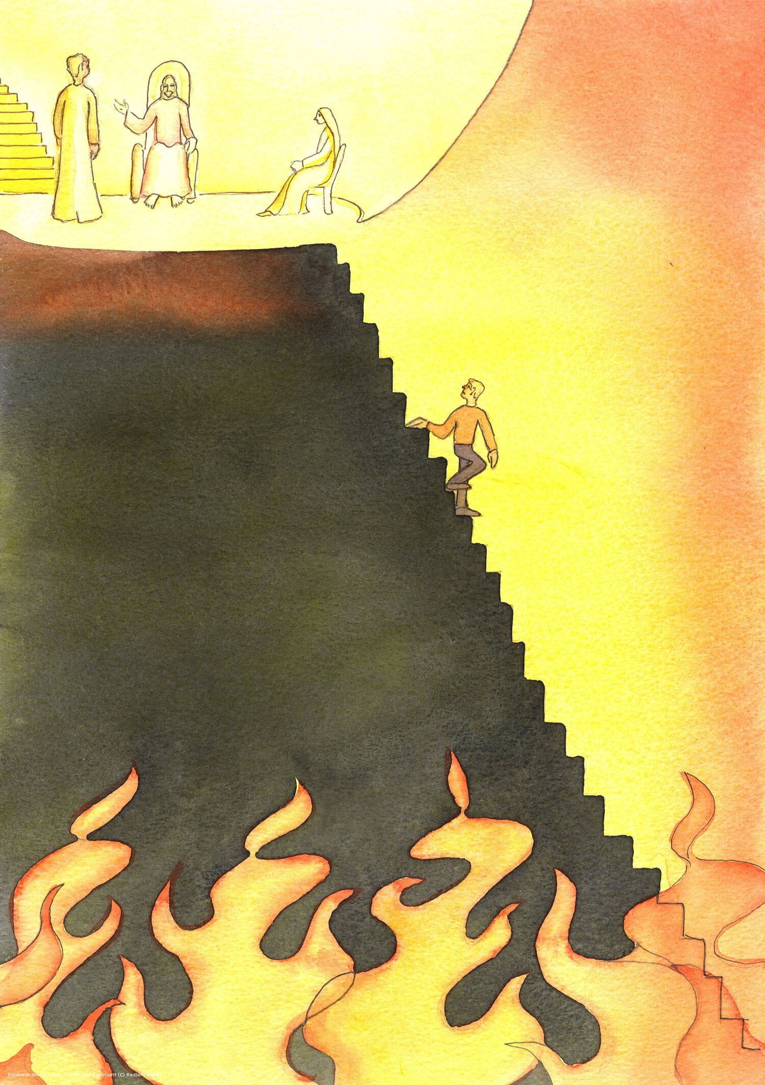 We have a choice, to descend into sin and Hell, or to follow Christ's Way to Heaven.