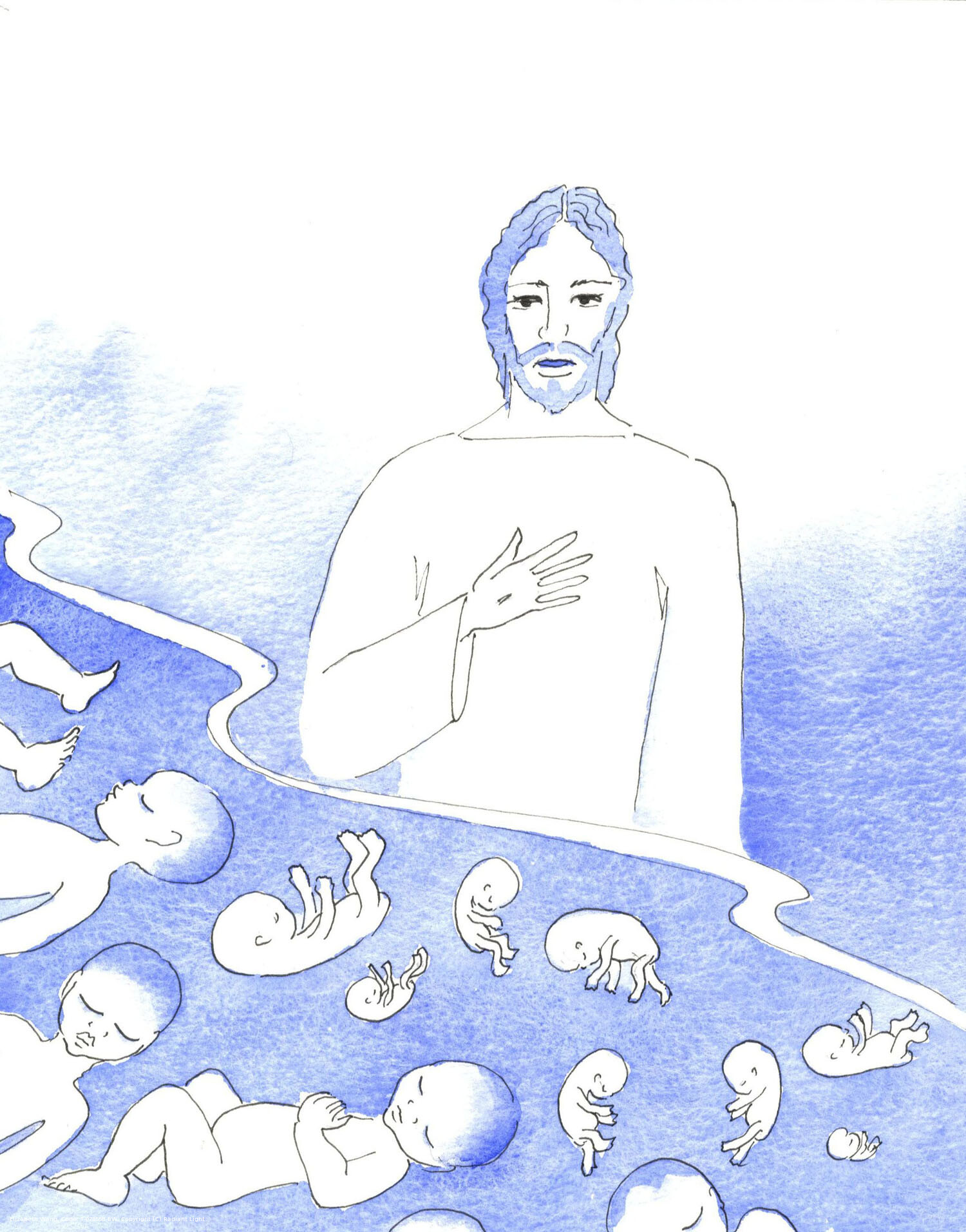 Christ, Who gives the gift of life, is horrified that tiny human beings, who should be treasured, are poisoned or dismembered in their mothers' wombs through abortion, and thrown or flushed away like so much garbage.