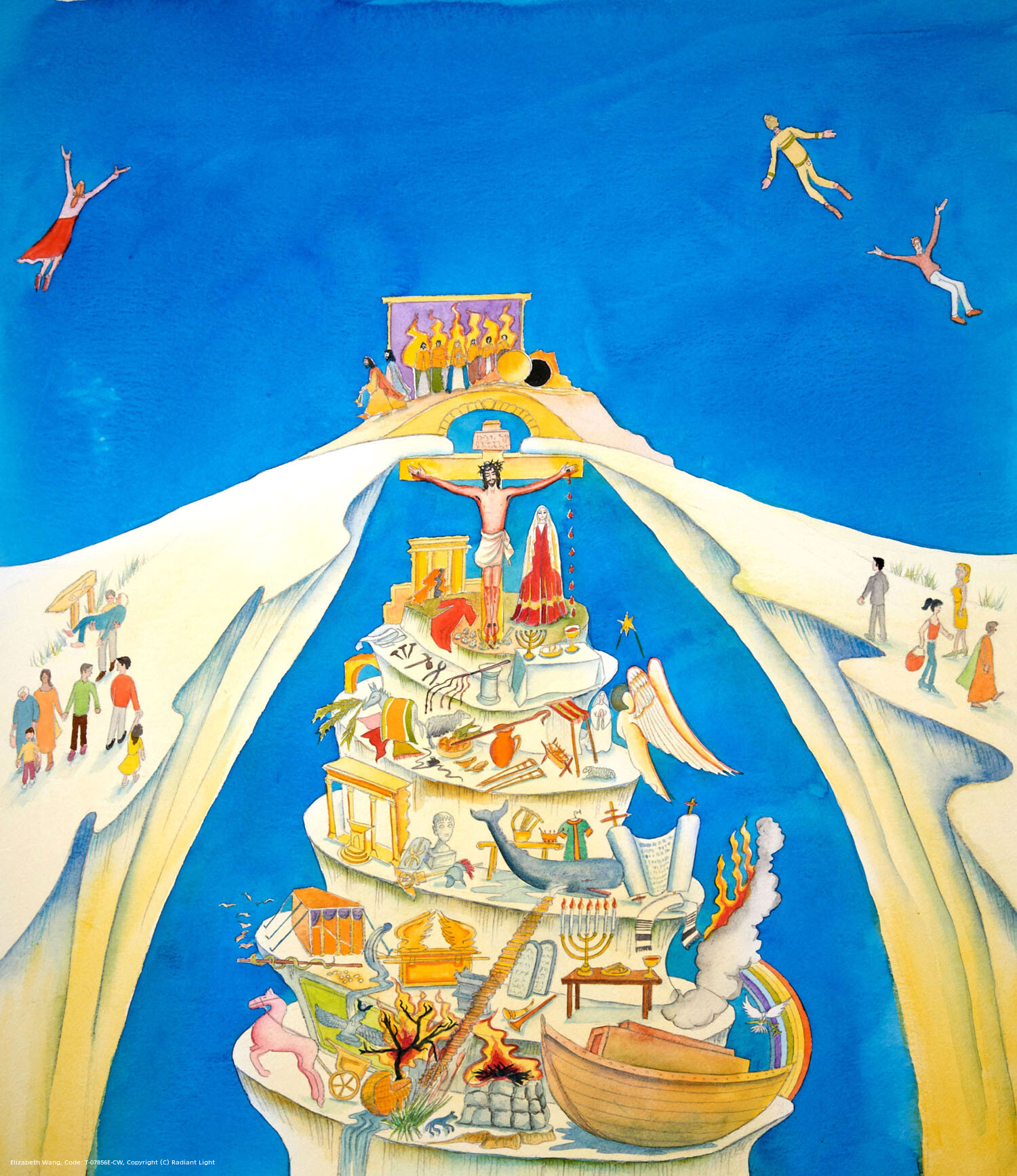The Last Judgment, Part E, The whole history of salvation culminates in the Death and Resurrection of Christ, which allows us to cross from a life of sin to a life of grace in the Church