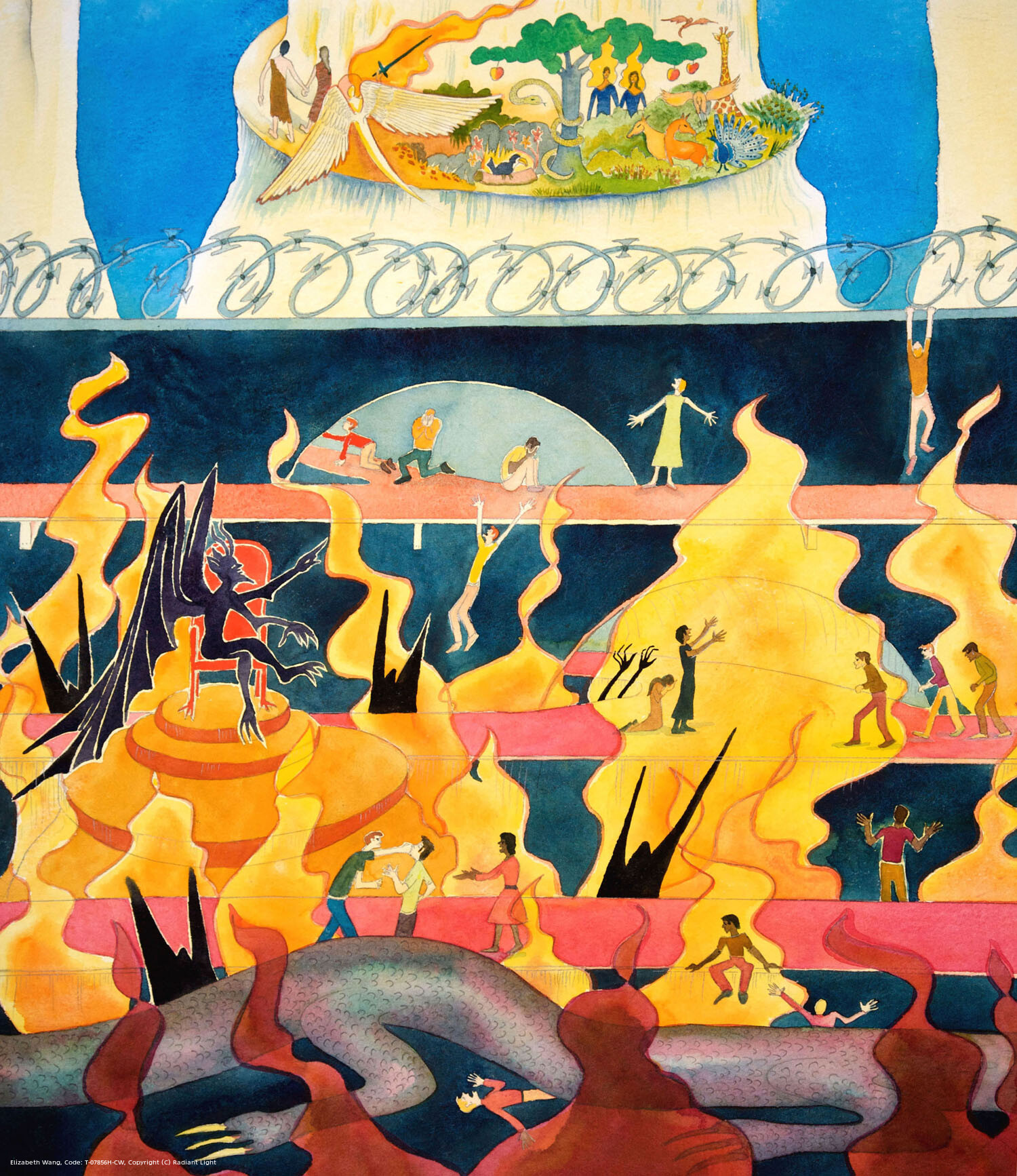 The Last Judgment, Part H, The agony of life without God in Hell