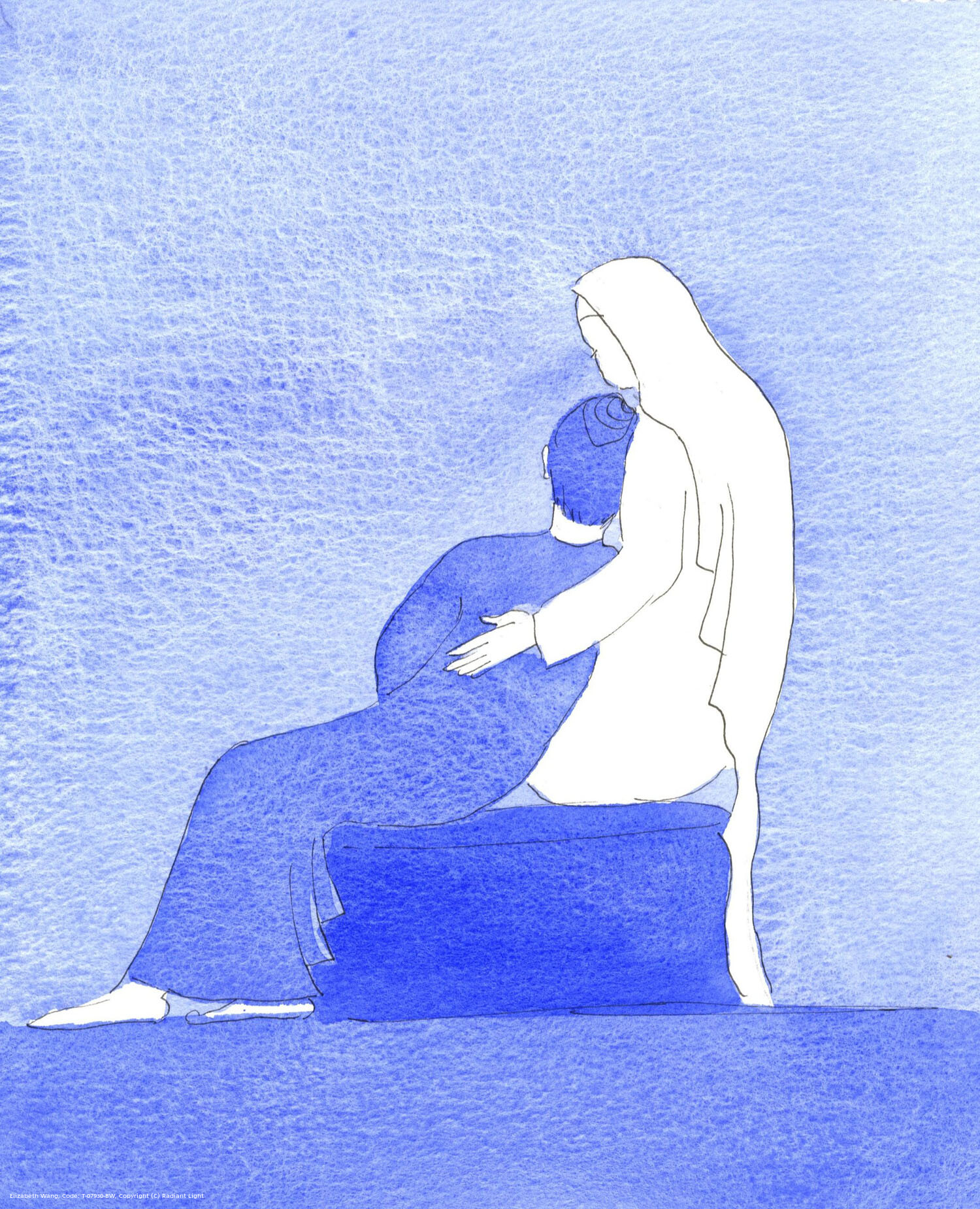 Just as I have rested in Our Lady's arms at home, in prayer, so Jesus, as a child, nestled in her arms long ago. Imagine what He learned, from being close to someone so tender and true. Imagine how she grew in ever greater holiness, being so close to Him.