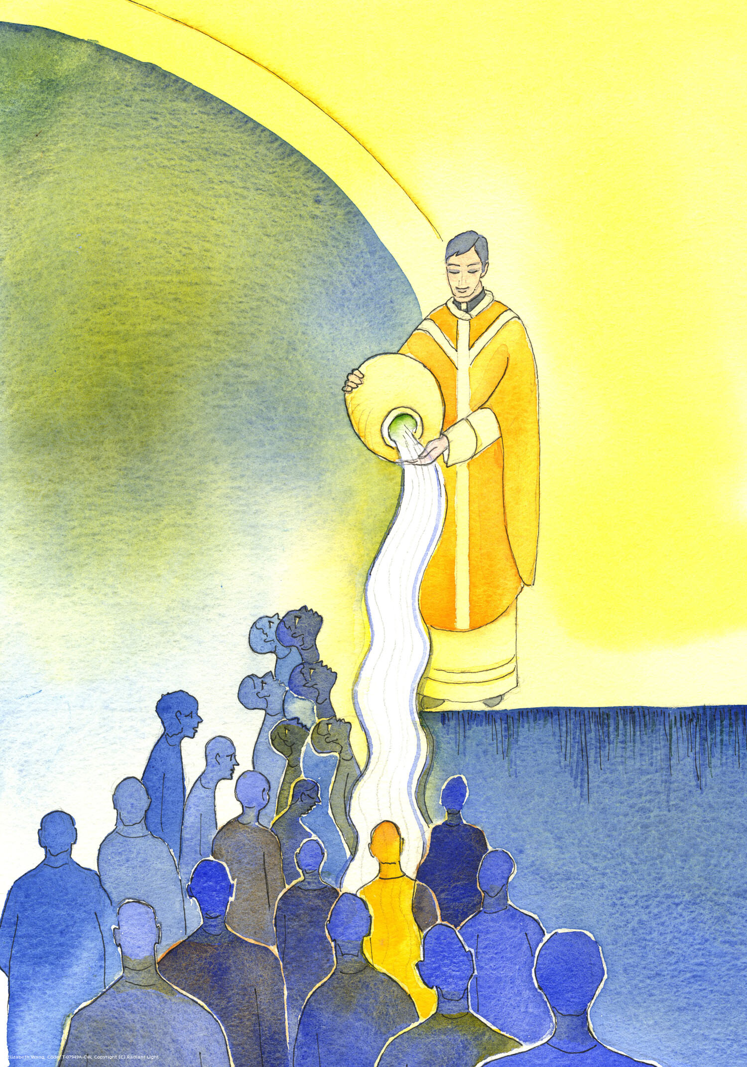 Through Baptism Christ pours his graces upon us