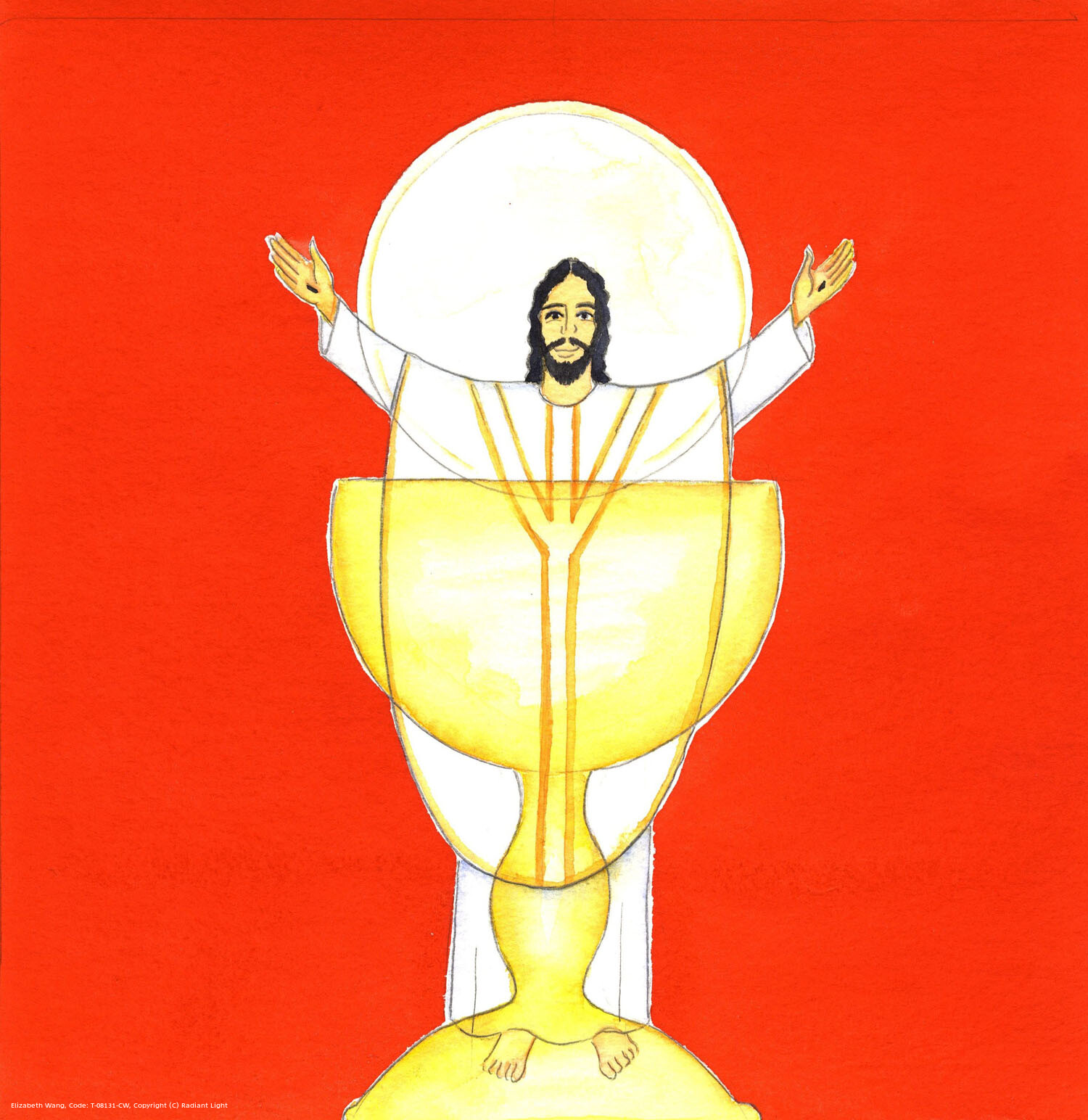 Jesus Christ, our incarnate God, is substantially Present with us in the Holy Eucharist. We cannot see Him within the Sacred Host. But we who believe in His words accept the truth about His Presence, rejoice in it - and are eager to show our love and devotion in traditional ways of adoration, reverence, and with processions and hymns.