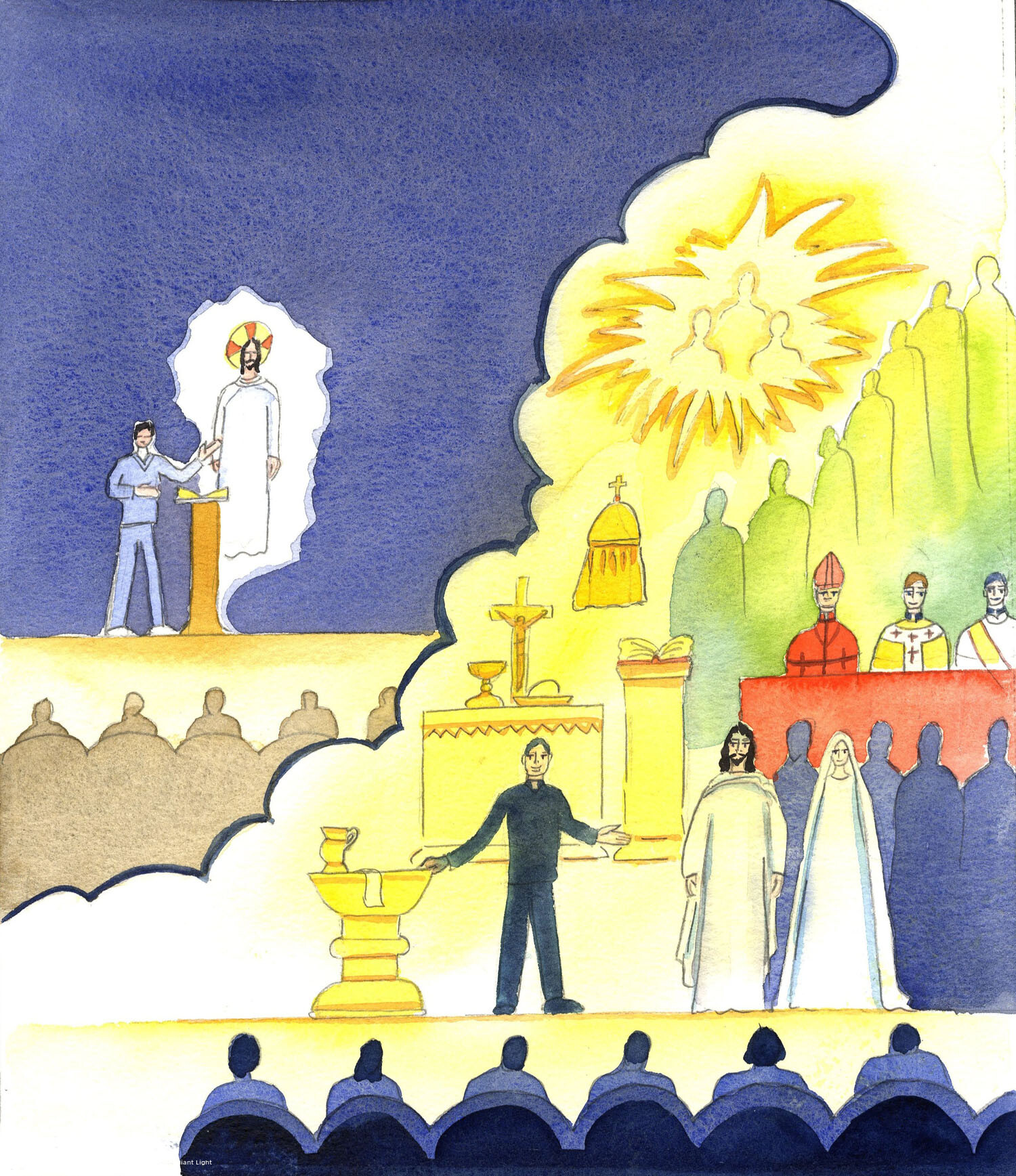 There are public talks for enquirers at which speakers tell of their personal friendship with Jesus, which is strengthened by what they read in the Bible. The best talks are those given by faithful Catholics who present the whole Gospel message, including the life of the Church: that God became man, to save us; He founded a Church on those who were witnesses to His Death and Resurrection; the Church can tell us how to live, and help us to know Christ and achieve salvation; we can belong to her.
