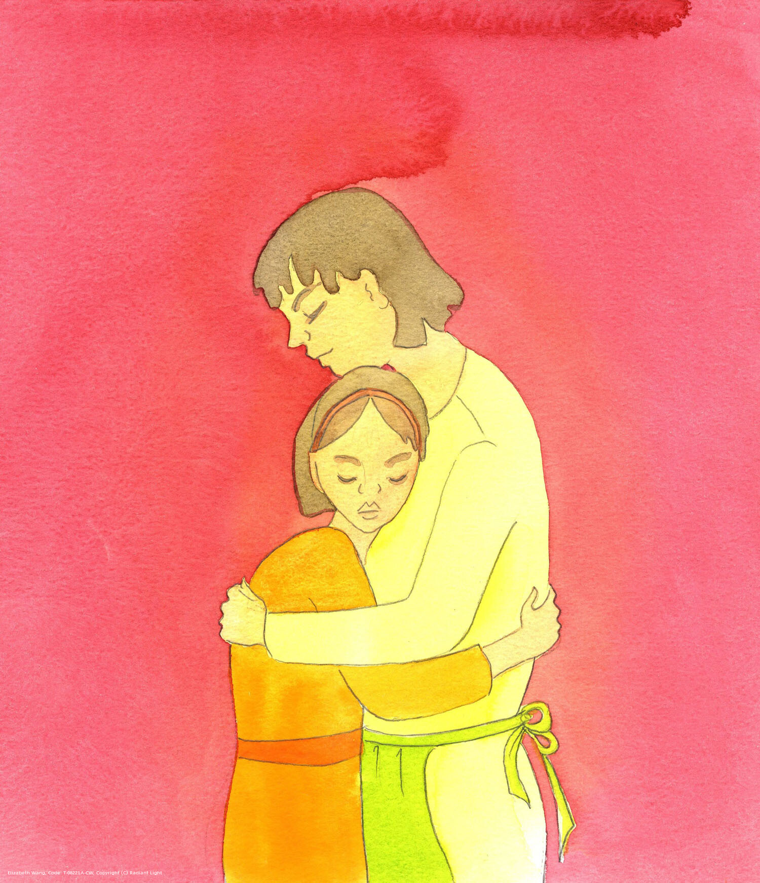 The comfort experienced by close friends of Christ, in His presence, is like the comfort experienced when a distressed girl is held by her mother, in an embrace of real love, until the child can calm down, look at life from the comfort of her mother's arms, and see things in their true perspective.