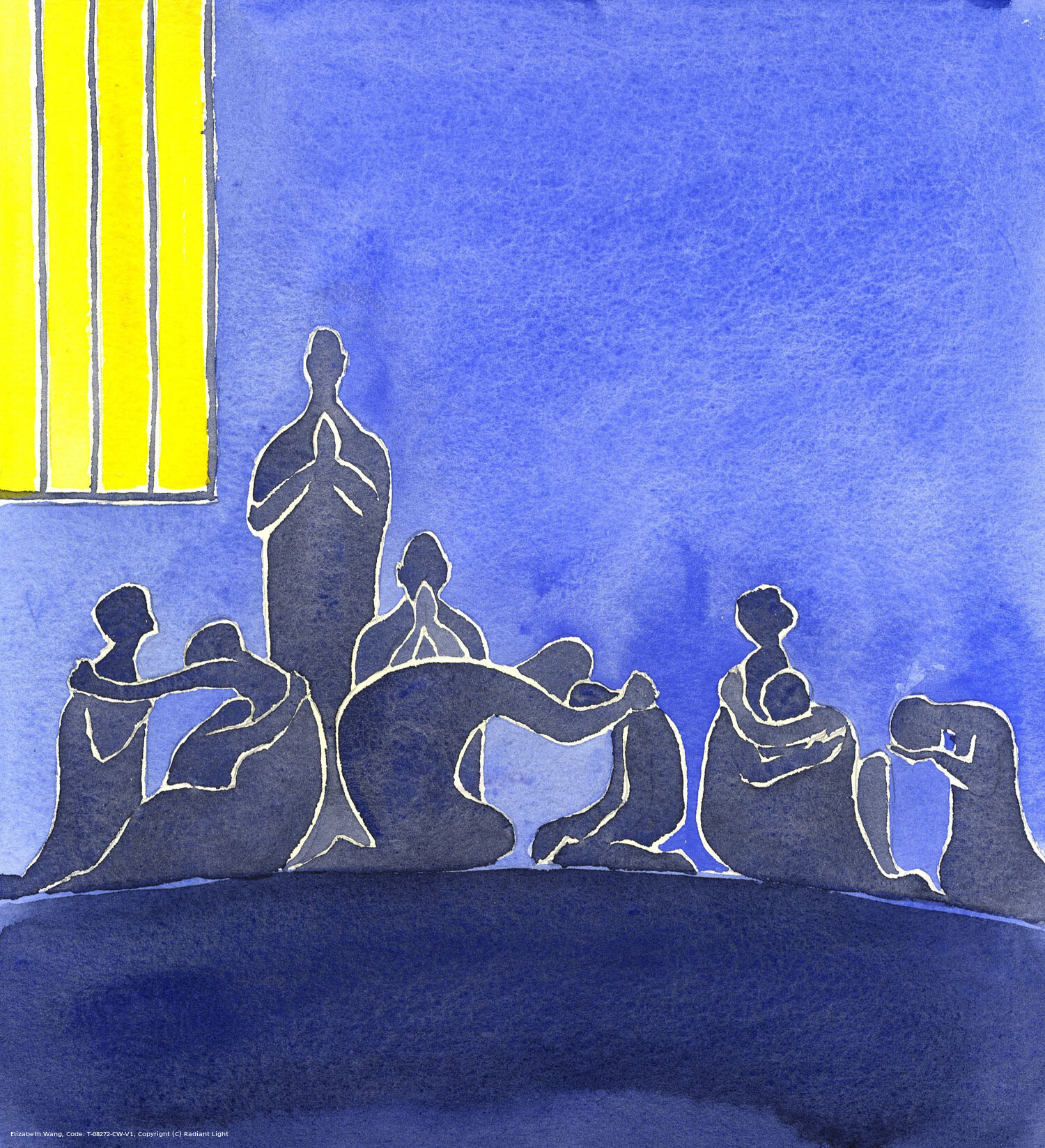 The Holy Souls have only each other for company: such sad company, as they weep, and bewail the times they wasted on earth when they might have shown more love for God or their neighbour, or might have been quicker to repent of their sins. But at least they are safe now, and grateful for safety - with Heaven to look forward to, in the end.