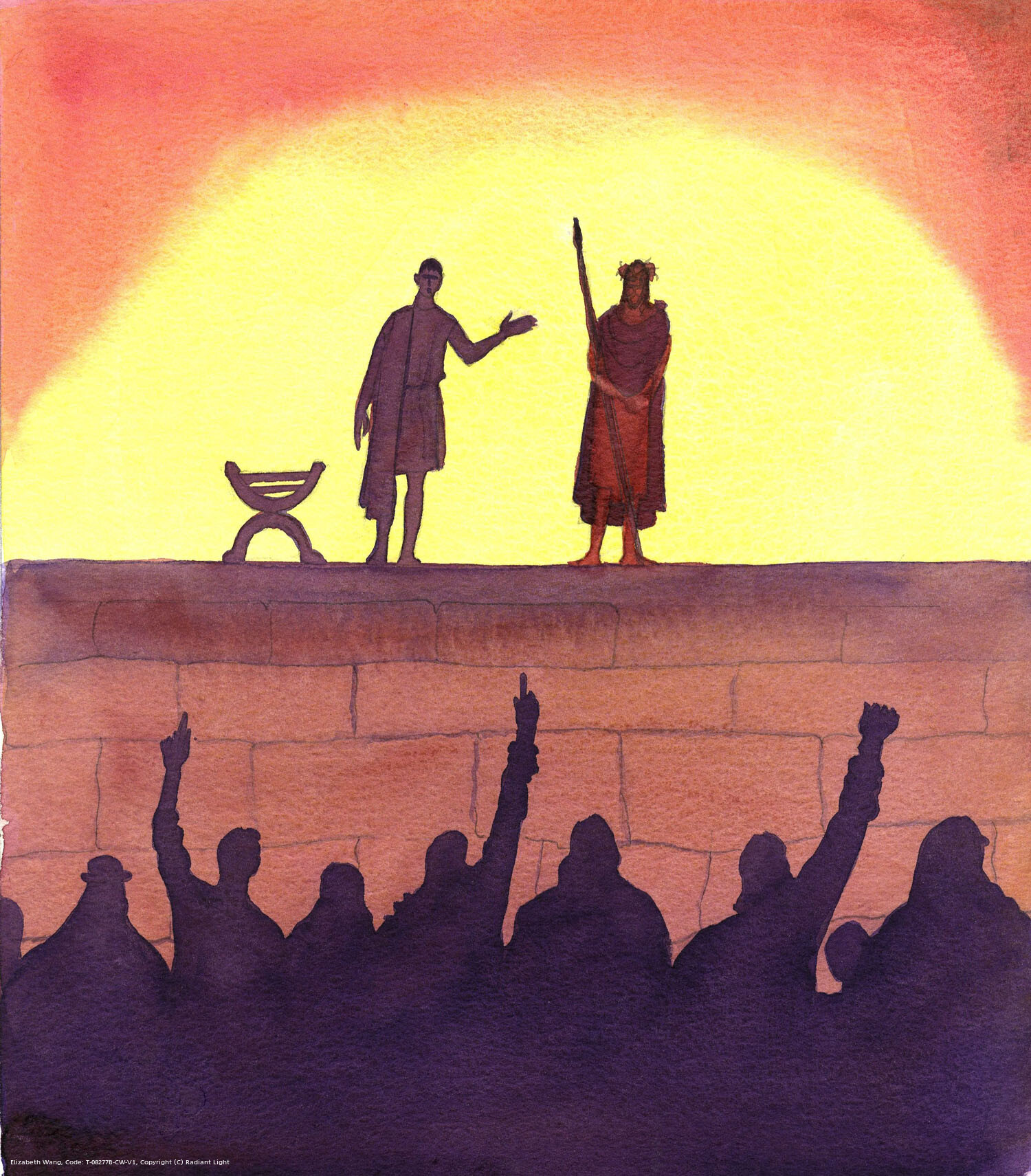 Christ was paraded by His captors before jeering crowds; yet He accepted without hatred or impatience the humiliating treatment he received because of His words. He let nothing stop Him from His mission to show out His Divine nature and to rescue us from our sins. We cannot repay Him for all He suffered to bring truth and salvation to the world; but we give joy to Him when, in gratitude, we show love towards Him and our neighbour.