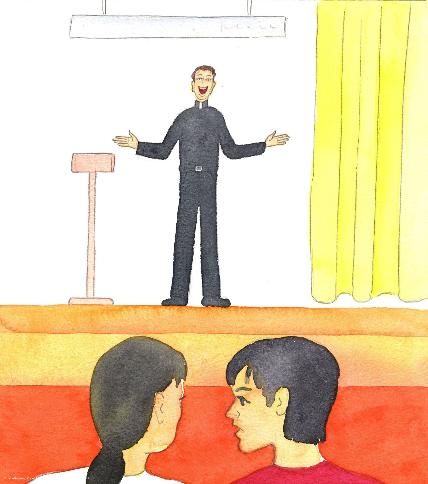 Christ wants us to respect priests who are 'other Christs' amongst us. But when a priest publicly speaks against the teaching of the Church on faith or morals we are not wrong to warn others about the danger of listening to his advice - though we must not speak with scorn or malice. And we should pray for him.
