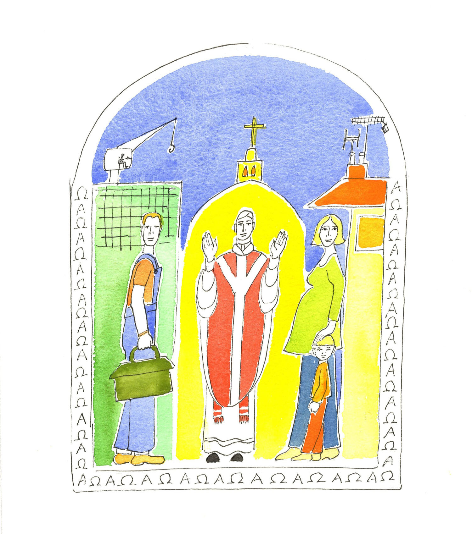 In our everyday lives, people who fulfil their everyday tasks out of love for Christ, are held in His care, close to Him, helped to grow in holiness by their Communion with Him.They are becoming ready to live one day as Saints, with the Father in Heaven.