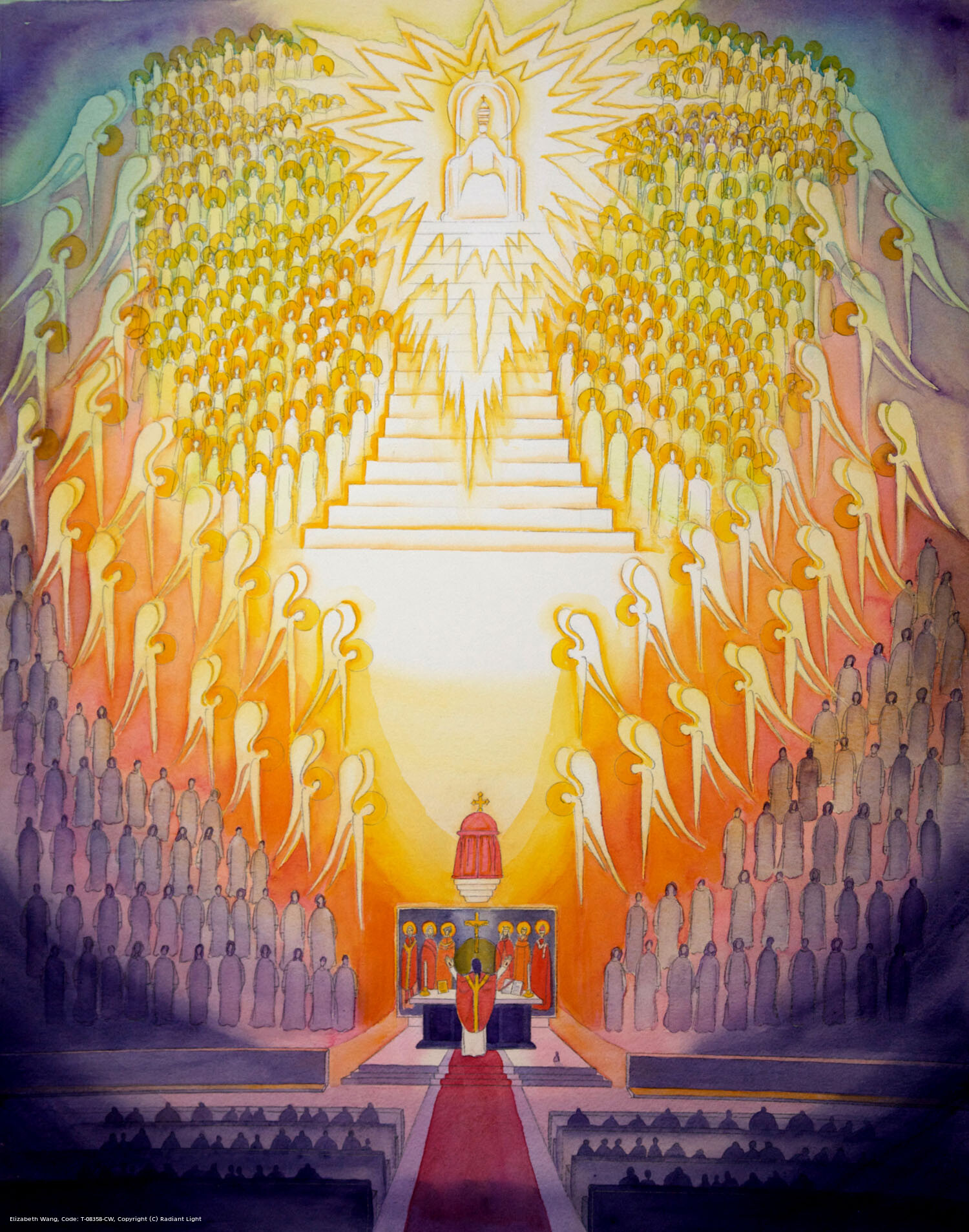 Through Christ, at every Mass, we share in His praise of the Father, and are brought into the presence of the whole company of Heaven. It is tragic if we show little gratitude or devotion.