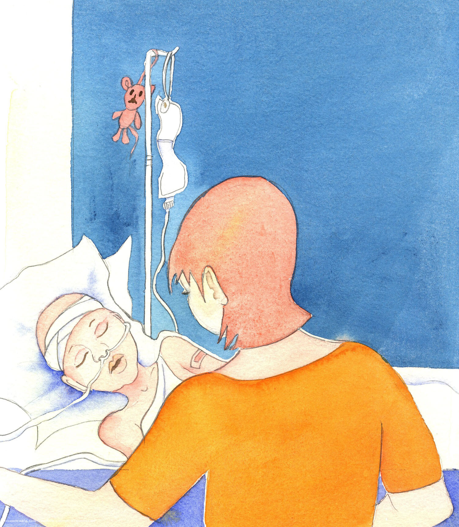A mother with a seriously-sick child keeps loving her. She would do nothing to harm her. She would not kill her, however - just as God does not kill the people He loves, even when they have freely chosen to abandon Him, hate Him, and then find themselves in Hell, suffering from the absence of light and love.