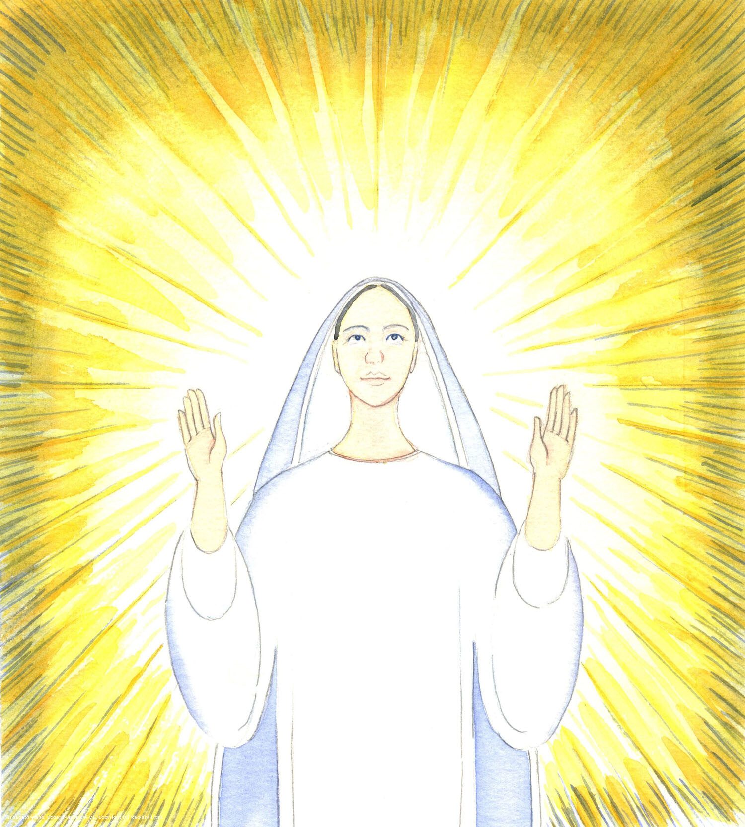 Our Blessed Lady's whole desire is to give glory to her Father, just as Jesus Christ her Son has always done. She invites us to do the same, though she is saddened to see how little respect is paid to Christ their Divine Saviour, Really Present in the Mass, and in the tabernacle.