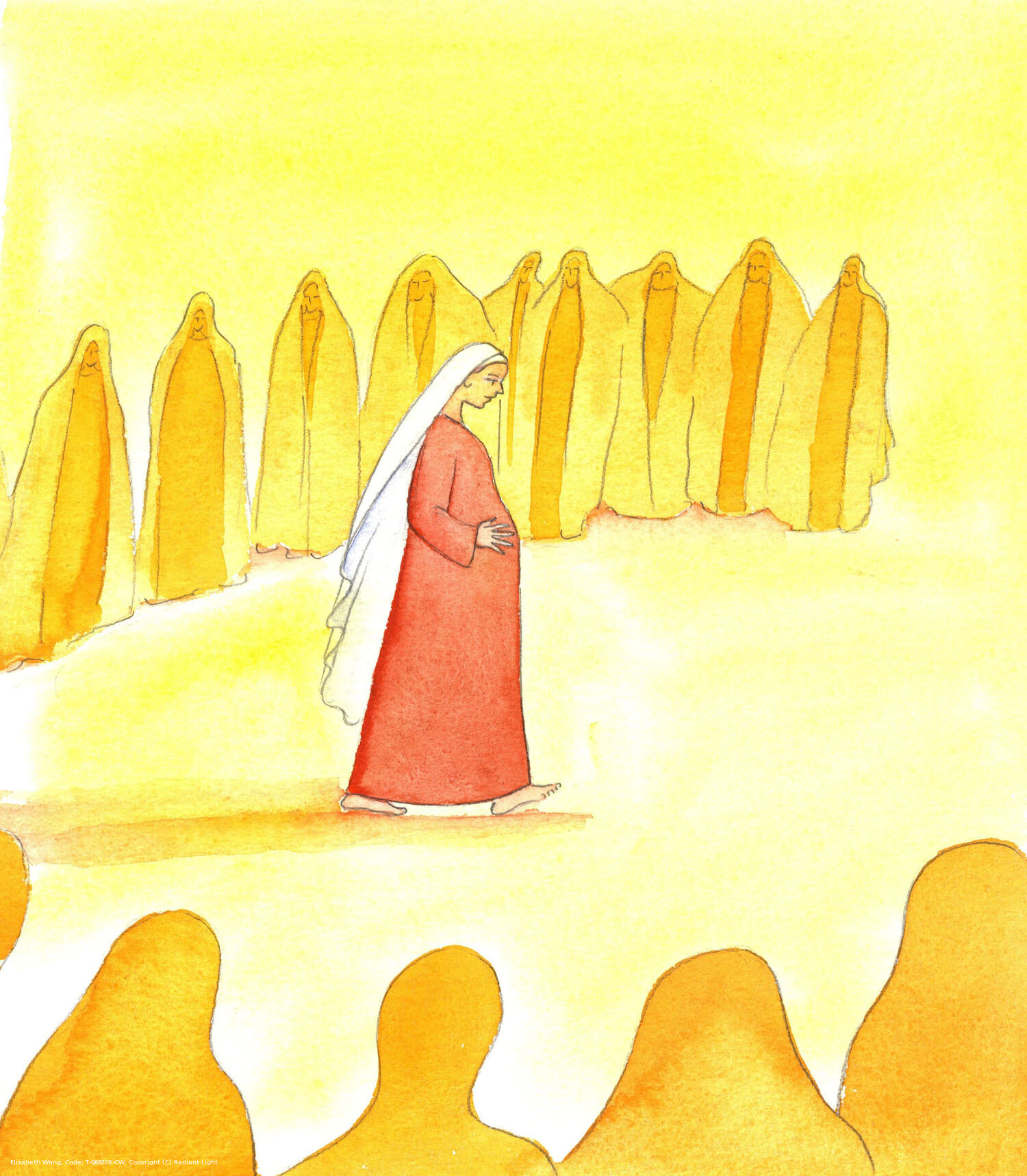 The Blessed Virgin Mary accepted God's Will, which was that she carry a child in her womb. She bore the gaze of amazed villagers, for love of God, unlike married people who refuse to do God's Will, as they deliberately make their married union sterile, by contraceptive use, and refuse the gift of life.