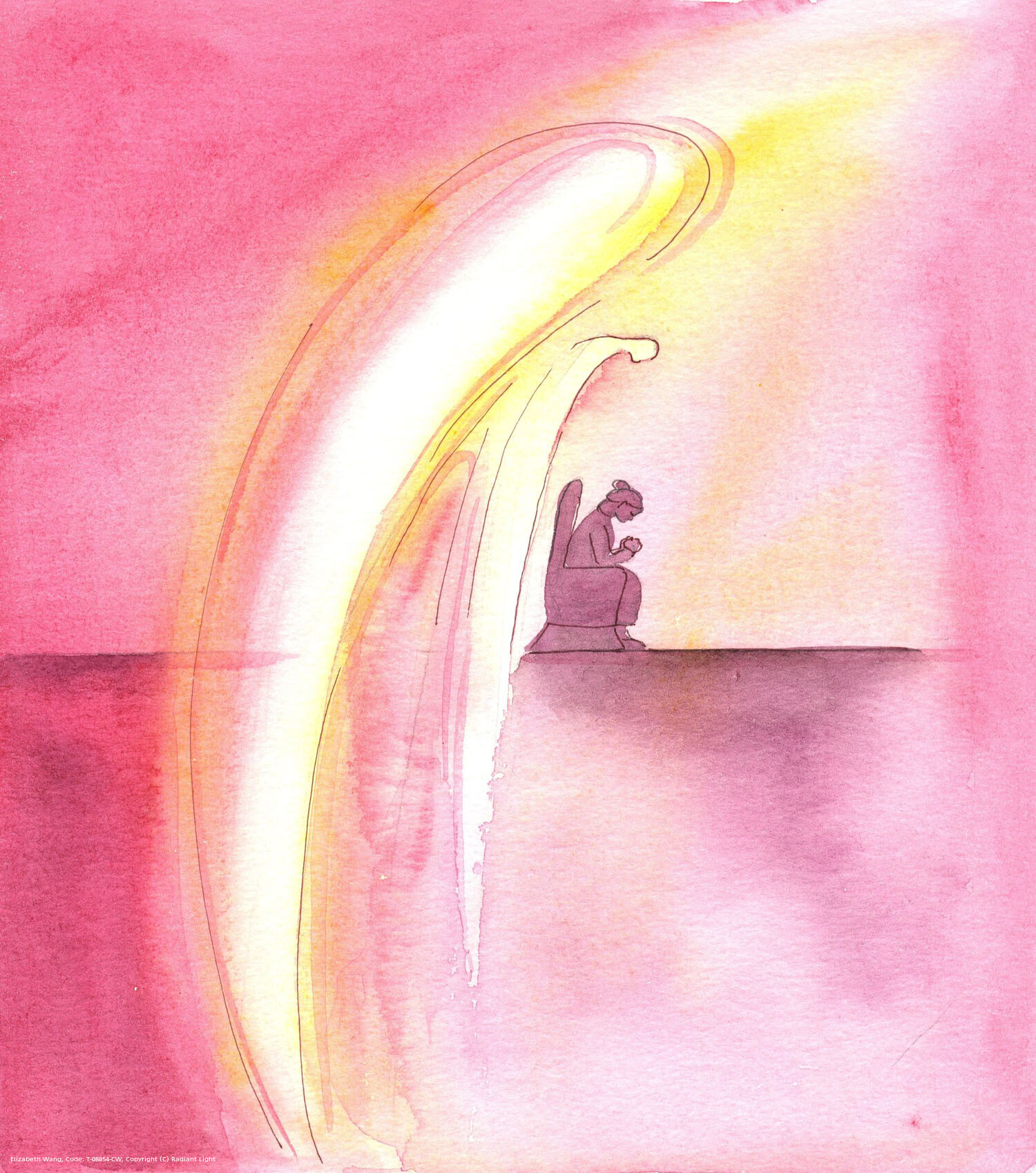 Our guardian Angels always pray with immense reverence and devotion. They love to see us pray in the same manner; and though we do not usually see them we can delight in the knowledge that they are beside us as we pray: our faithful guardians and companions.