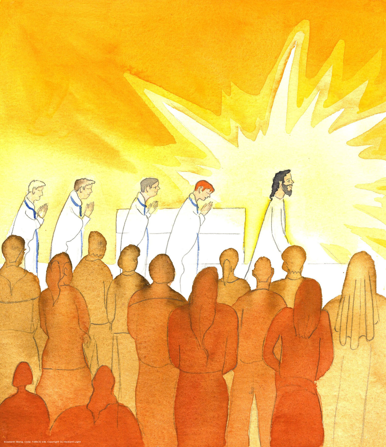 As Jesus's Sacred Body was carried in a Monstrance past the crowd, at the prayer festival, I saw Jesus walking amongst us, happy to be amongst a different sort of crowd from the one that first called 'Hosanna', on seeing Him, but then rejected Him, and shouted 'Crucify Him'.