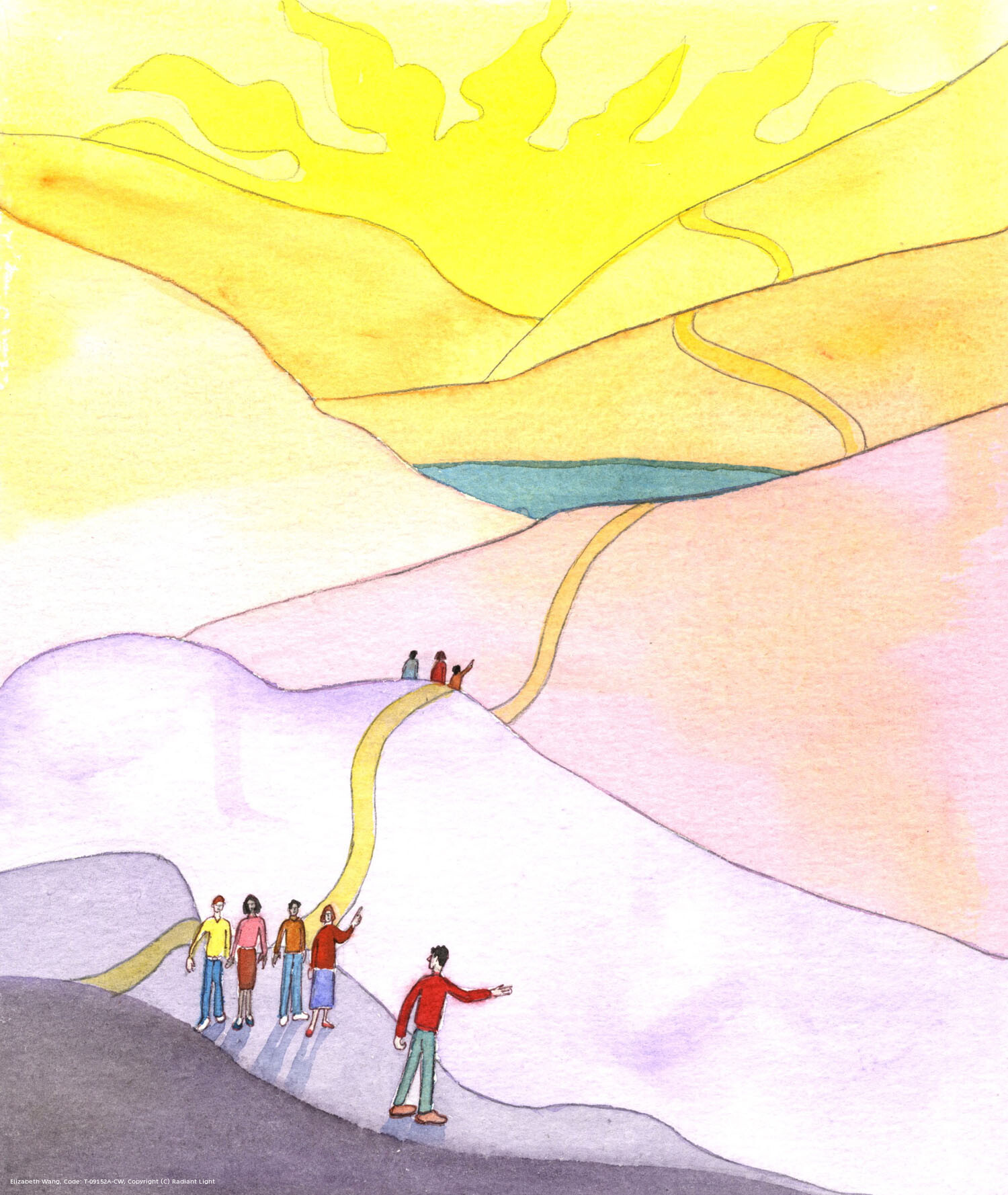 People who want to arrive at the beautiful city beyond the mountains - in Heaven - need to take advice about the route from One who knows about it and speaks with authority. God the Son has shown in the way to Heaven, the Way of faith, hope and love, in charity and truth. People are foolish who say they can go in any direction.