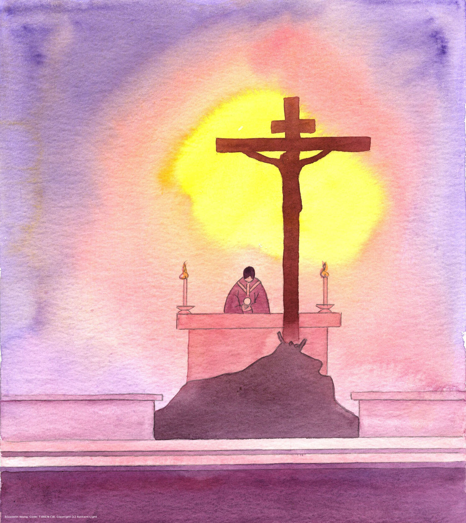 Truly, the Mass is the re-presentation of the unique, saving Sacrifice which Christ offered on Calvary. Here, He prays for us to His Father in Heaven, that we will be forgiven and made holy.