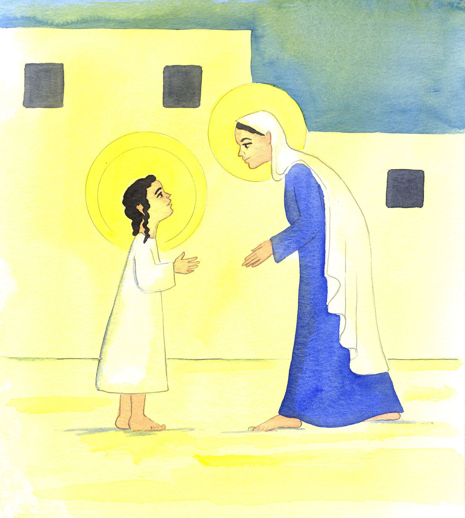 Right from the beginning of His earthly life, Christ was aware of His origin, His Divine nature and His human nature - and His utterly free and purposeful movement forwards as He fulfilled His Heavenly Father's wishes. He knew this would mean complete self-sacrifice, and a great triumph.