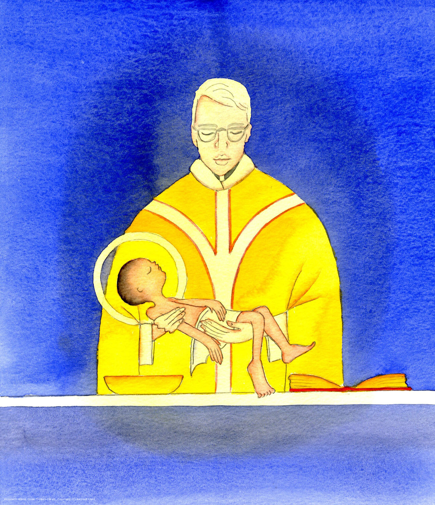 At every Mass we praise and adore Christ the God-Man Who is Present with us at Mass: Body, Blood, soul and Divinity. He was once a flesh-and-blood baby with a beating heart like those little babies whose lives end in the womb today, when they are killed because they are held to be inconvenient or imperfect. To kill a child is to act against God, Who loves every human being, and Who even chose to share our human nature.