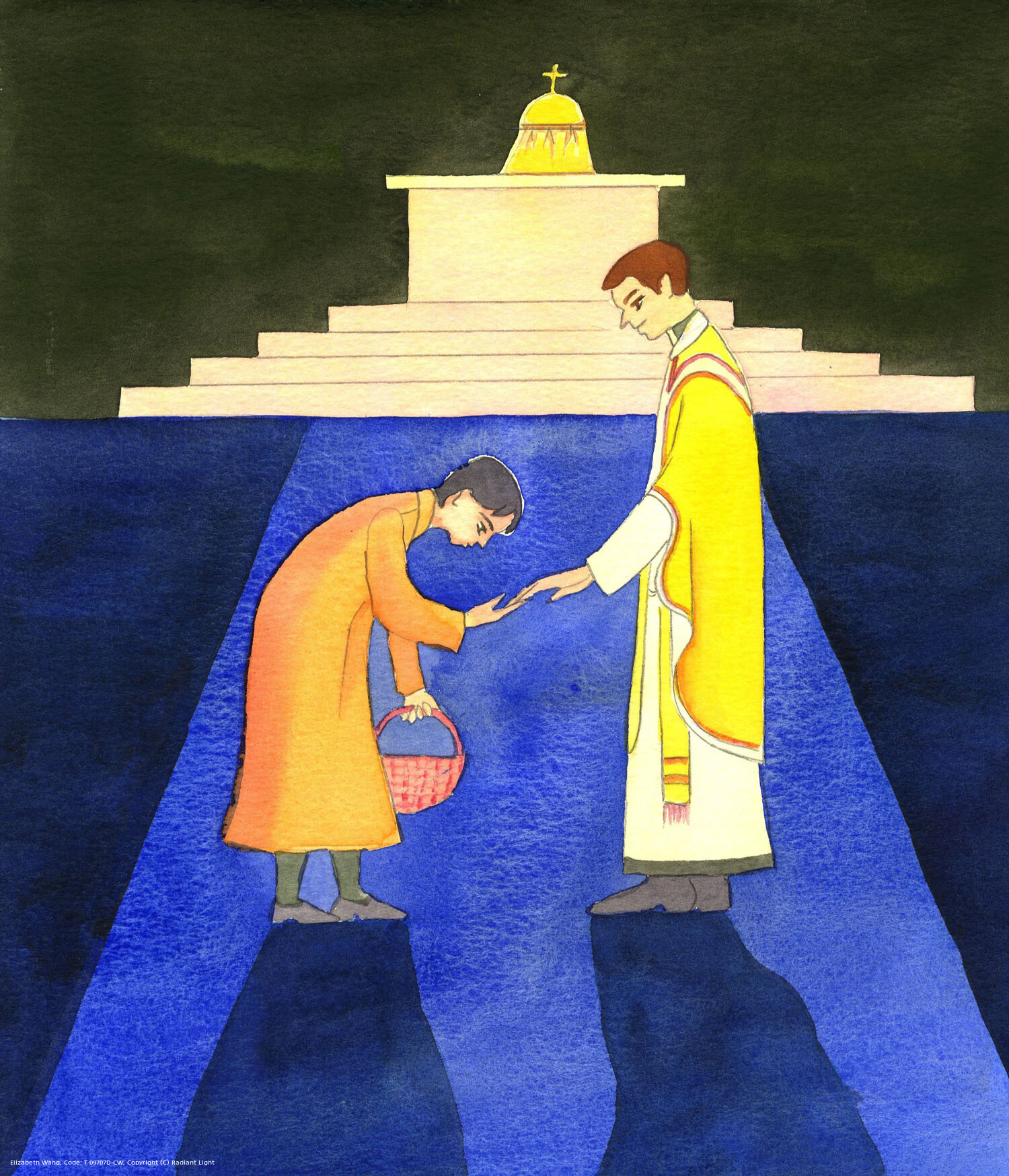 A good, humble priest, shows no distaste for the gestures of reverence by which devout people honour him, as 'Another Christ' - whose sacred minister he is.