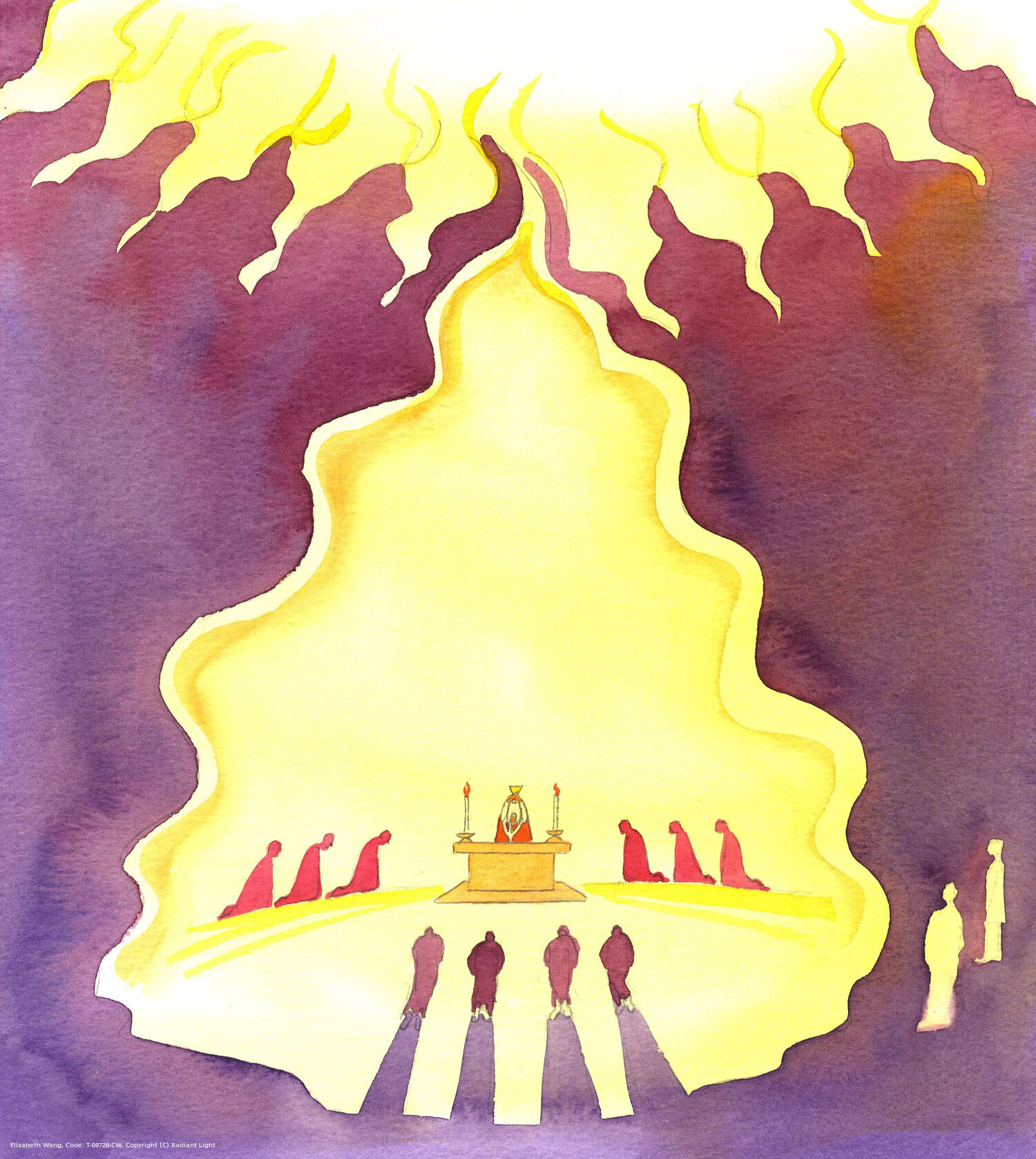 Christians live in the light, knowing that the prayers offered by the Church - and individual Christians - are worthy of being heard, because they are offered with and through Christ, in the power of the Holy Spirit. Through our union with Christ, and the power of His saving Work, made present at every Mass, we can be confident that our praise is acceptable to the Father.