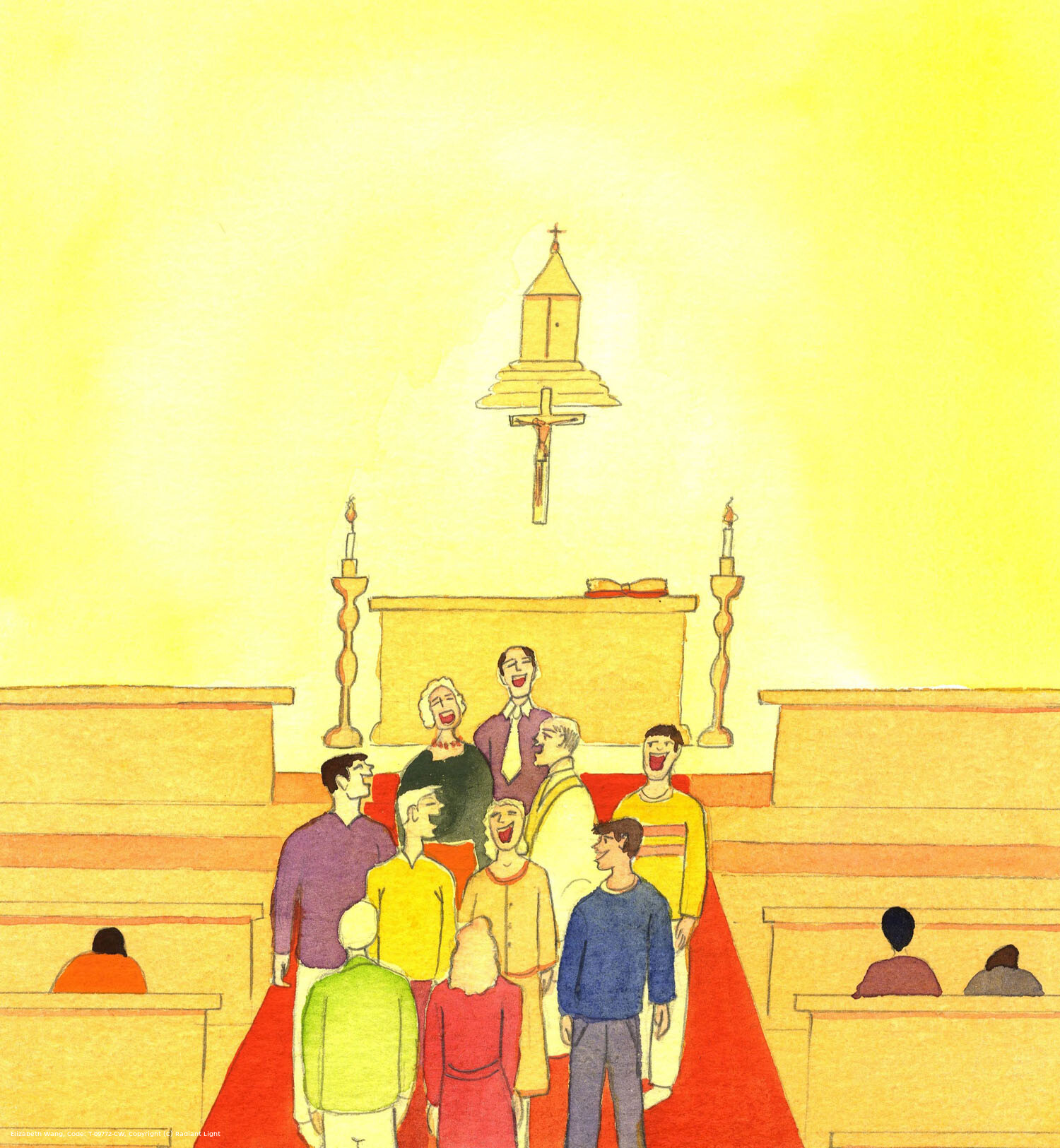 It is the Will of God that people act with reverence and respect in church, in the Presence of the Blessed Sacrament, in a sacred space consecrated for prayer. By noisiness and disrespectful behaviour, people give no honour to God and make it difficult for fellow-Catholics to pray.
