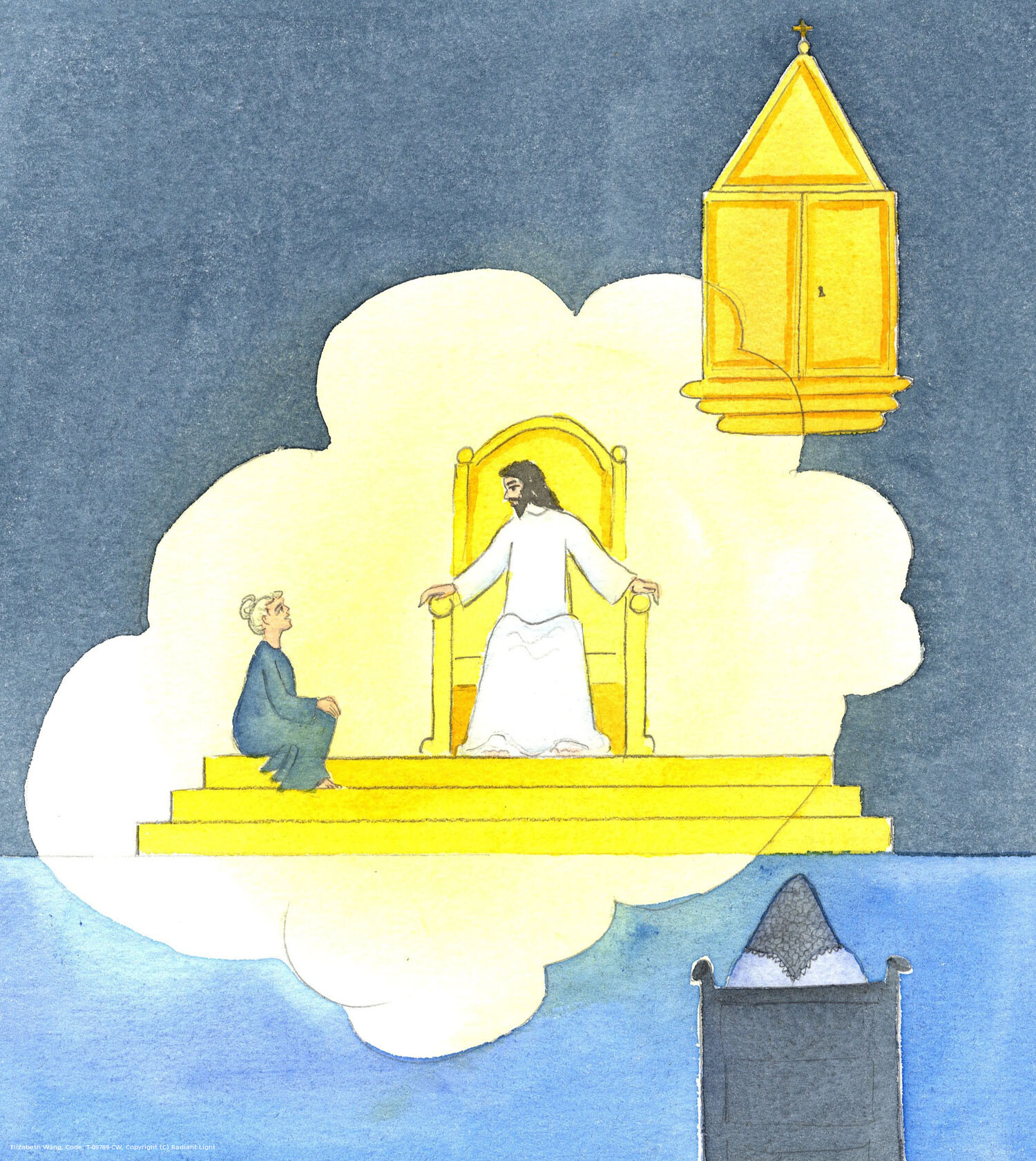 Whether we are healthy or disabled, Christ told me that when we pray before the tabernacle, where He dwells, it is as though each of us is like a child sitting on the steps beneath His Heavenly throne, enjoying His company as He enjoys our conversation.
