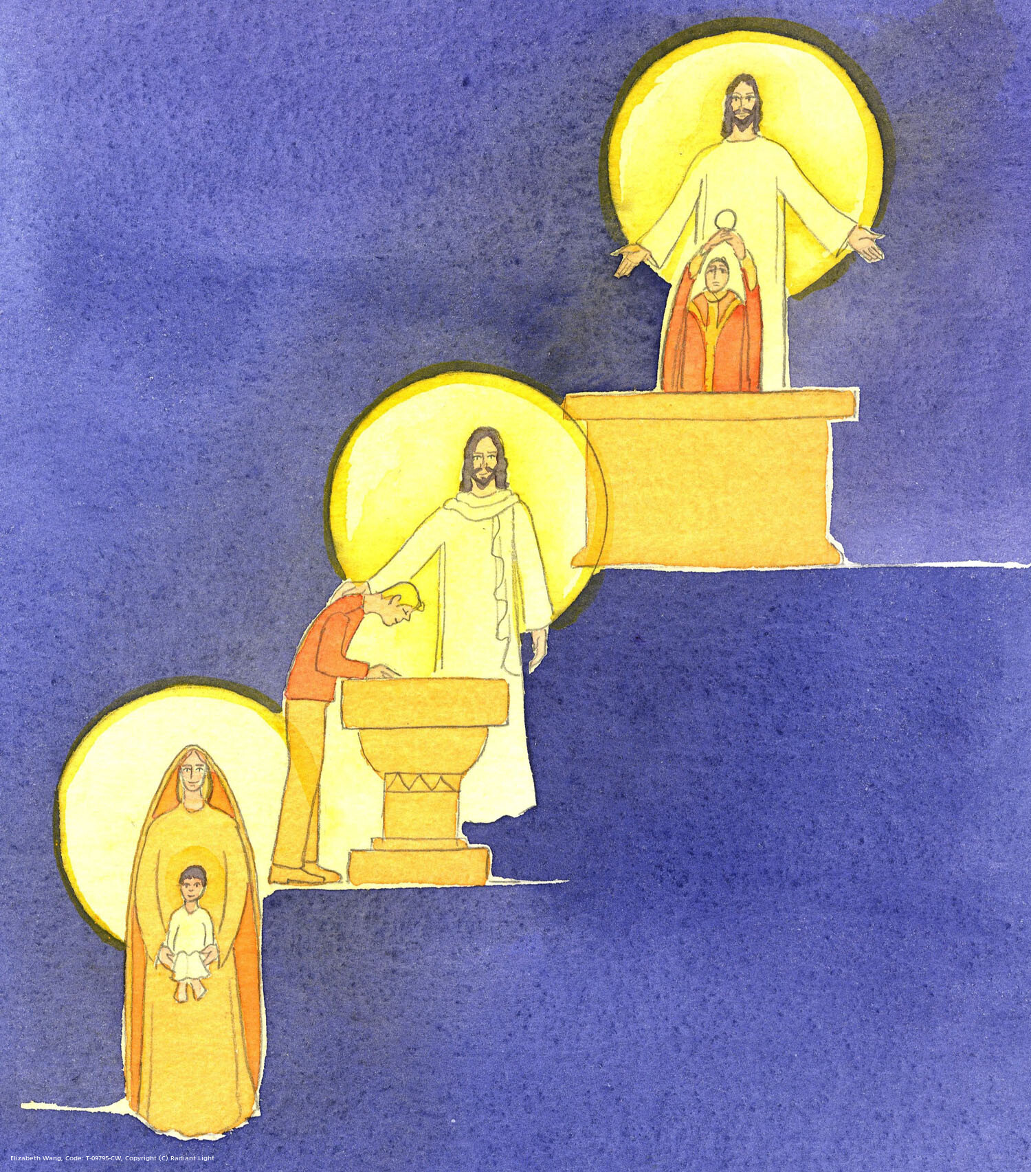 Christ Who was born of Mary long ago, is 'born', we can say, in other ways: 'born' in each person's soul at Baptism, and 'born' on the altar at every Mass.