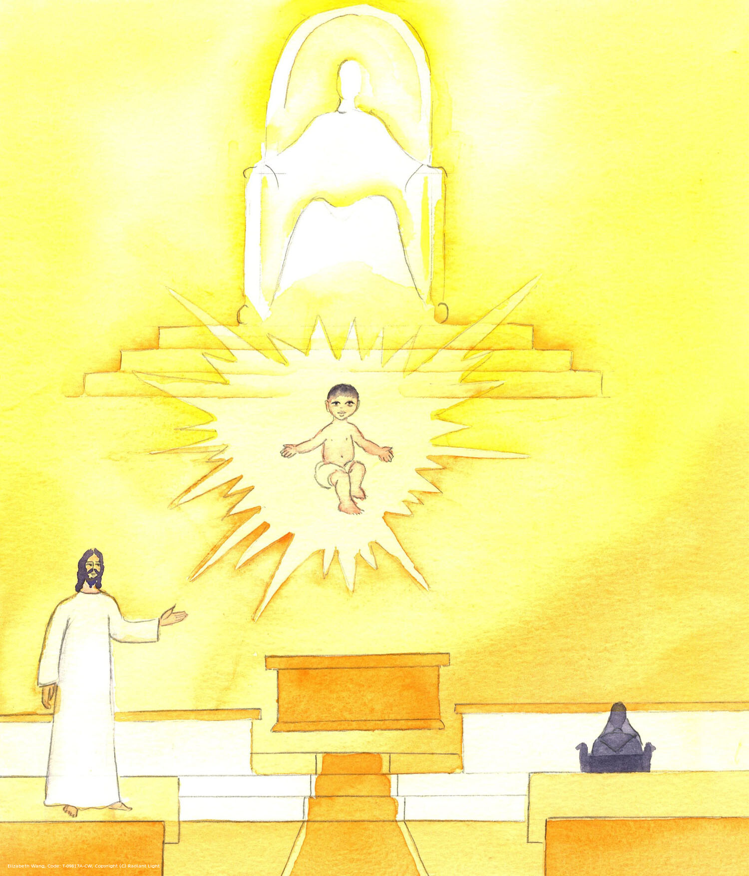 Before Mass, on the feast of the Holy Innocents, as I prayed, Christ asked me to listen to the Father, Who said: "I gave you a Child at Christmas. Every child to whom I give the gift of life is precious to Me". By that, the Father meant that His wish is that no unborn child be killed in the womb, or dragged from it, because it is unwanted. I should use these paintings, to help them.