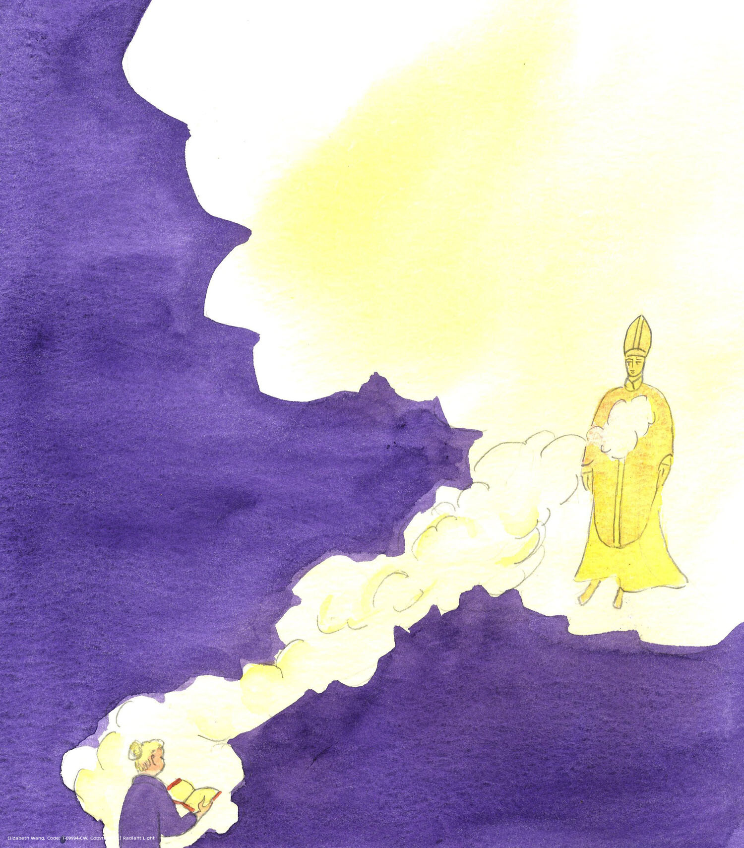 St. Francis de Sales is in Heaven, full of the bright cloud of Divine Love which now surrounds him. He breathed out that love, to surround me with it, long ago, as I was reading his 'Introduction to the Devout Life'. By his prayer for me, Divine love enfolded and enlightened me as I was reading.